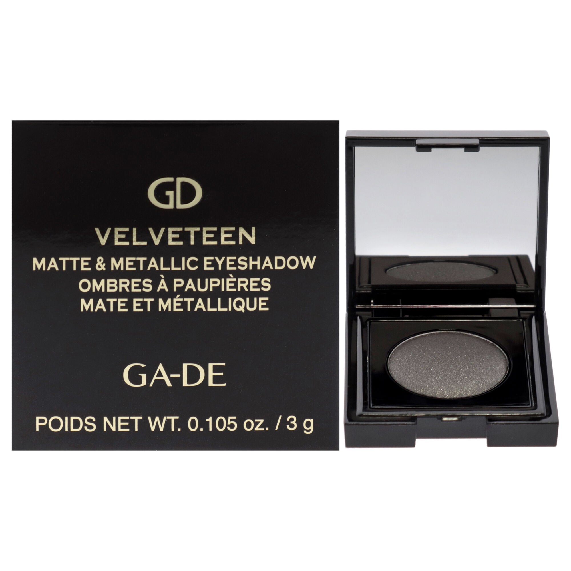 Velveteen Matte and Metallic Eyeshadow - 150 Moonstone by GA-DE for Women - 0.105 oz Eye Shadow, See Description, hi-res image number 0