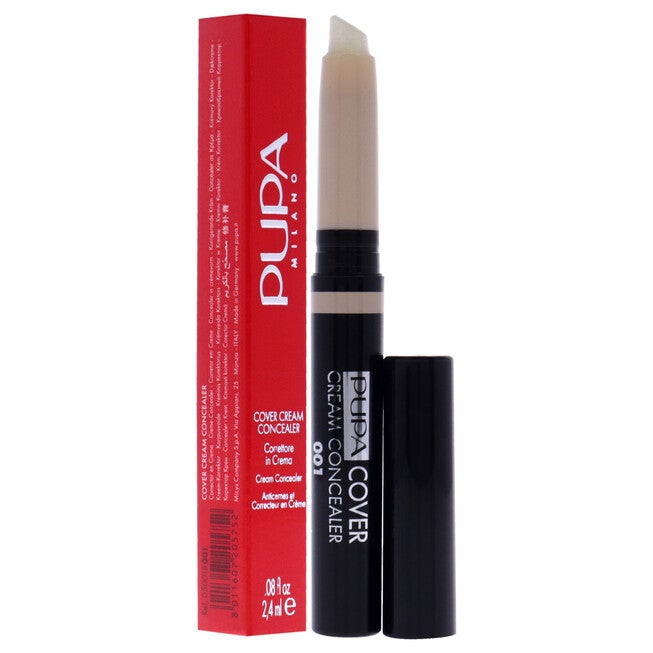Cover Cream Concealer - 001 Light Beige by Pupa Milano for Women - 0.08 oz Concealer, See Description, alternate image number 1