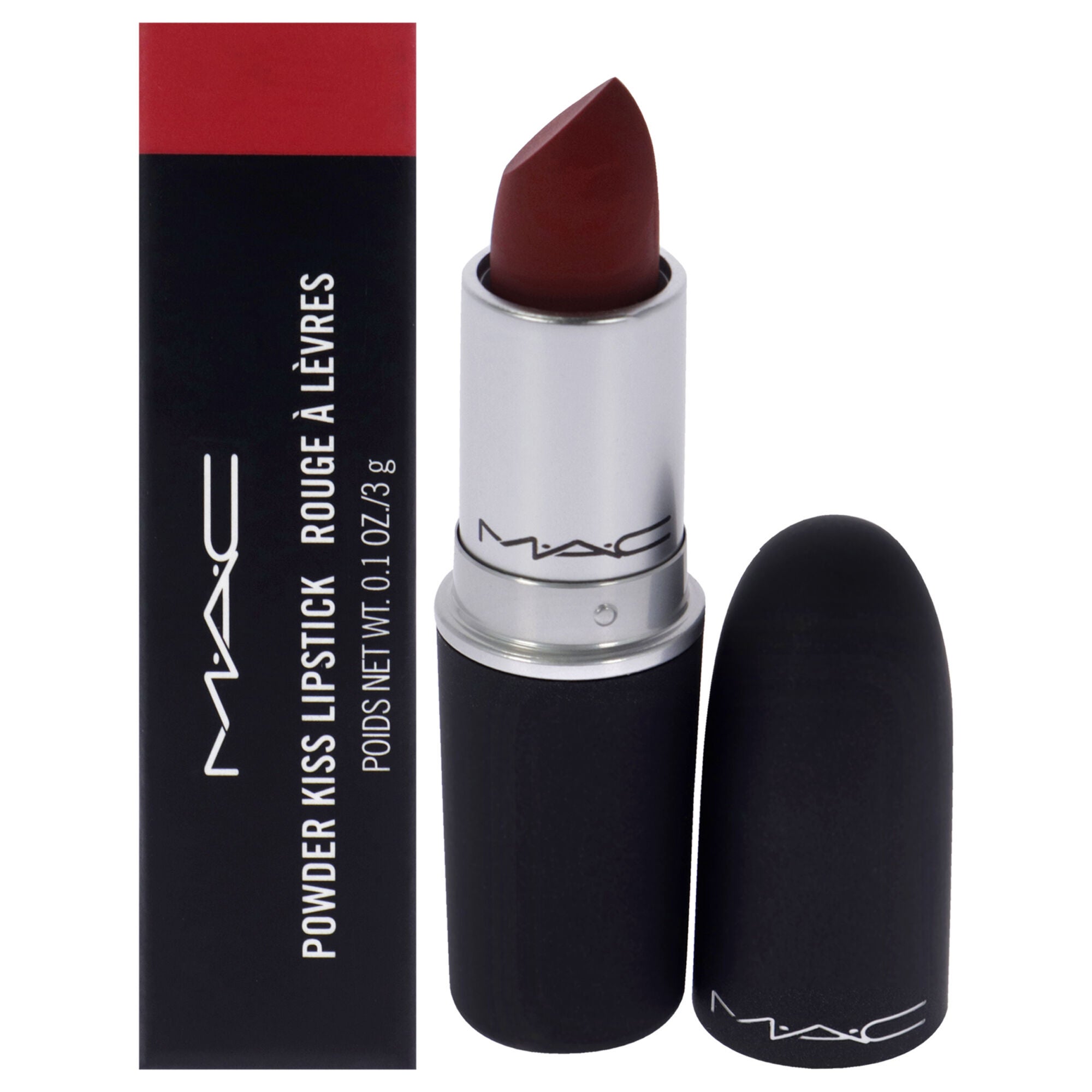 Powder Kiss Lipstick - 935 Ruby New by MAC for Women - 0.1 oz Lipstick, , alternate image number 5