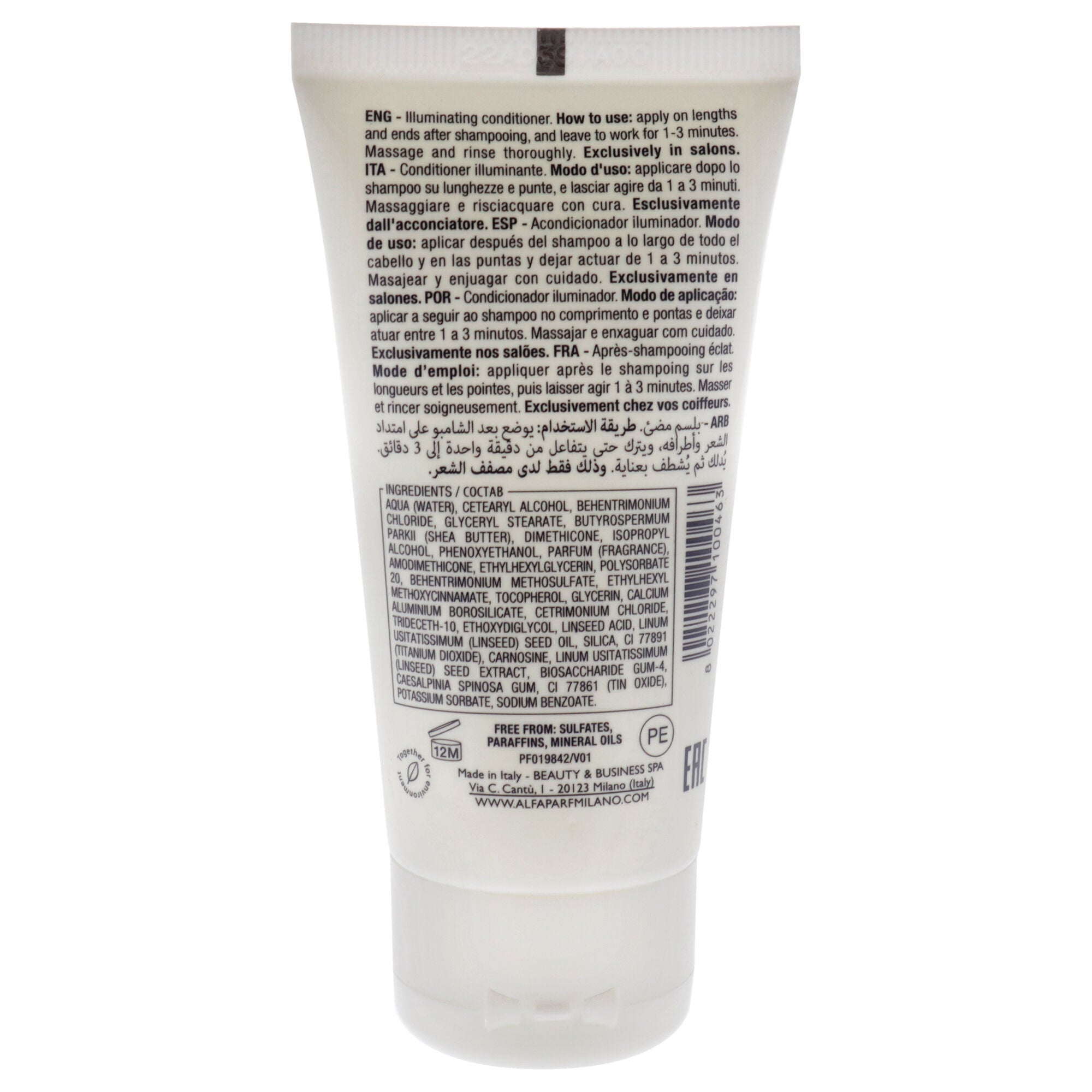 Semi Di Lino Diamond Illuminating Conditioner by Alfaparf Milano for Unisex - 1.69 oz Conditioner, See Description, alternate image number 2