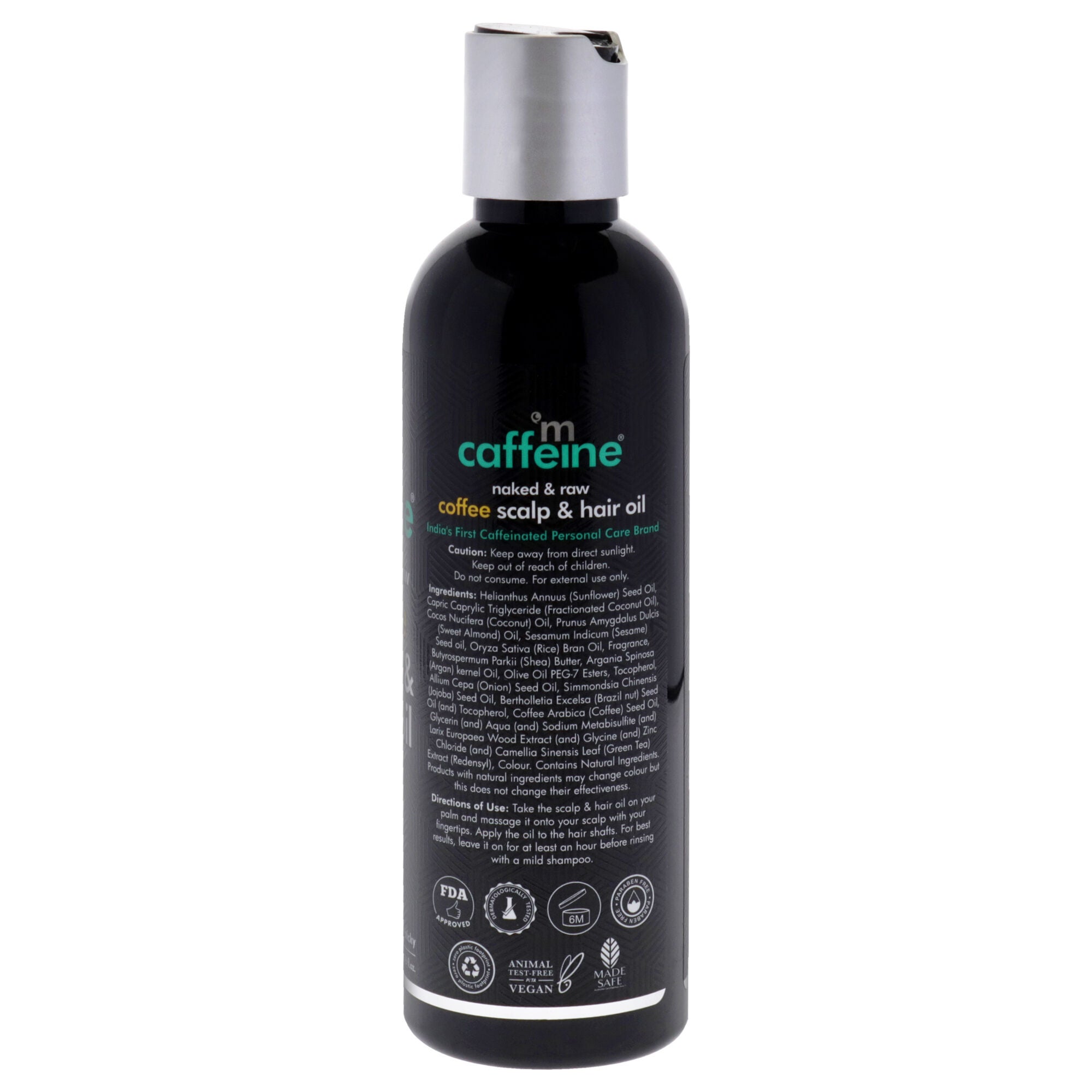 Coffee Scalp and Hair Oil - Redensyl by mCaffeine for Unisex - 6.76 oz Oil, See Description, alternate image number 1