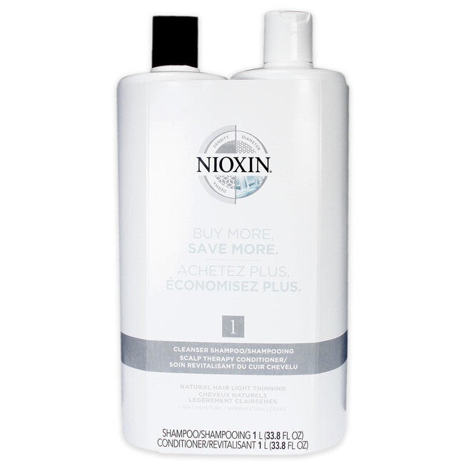 System 1 Duo by Nioxin for Unisex - 2 x 33.8 oz Shampoo, Conditioner, , alternate image number 7