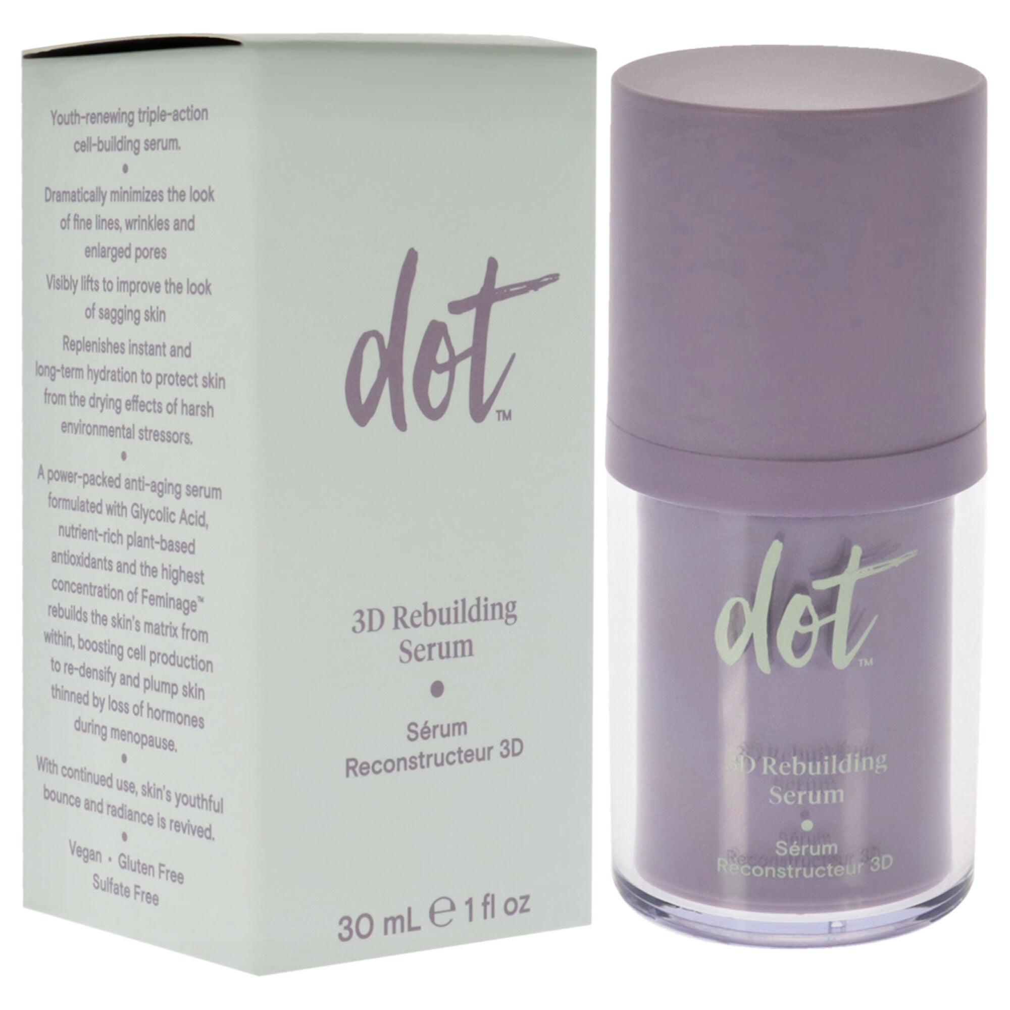 3D Rebuilding Serum by dot for Unisex - 1 oz Serum, , alternate image number 6