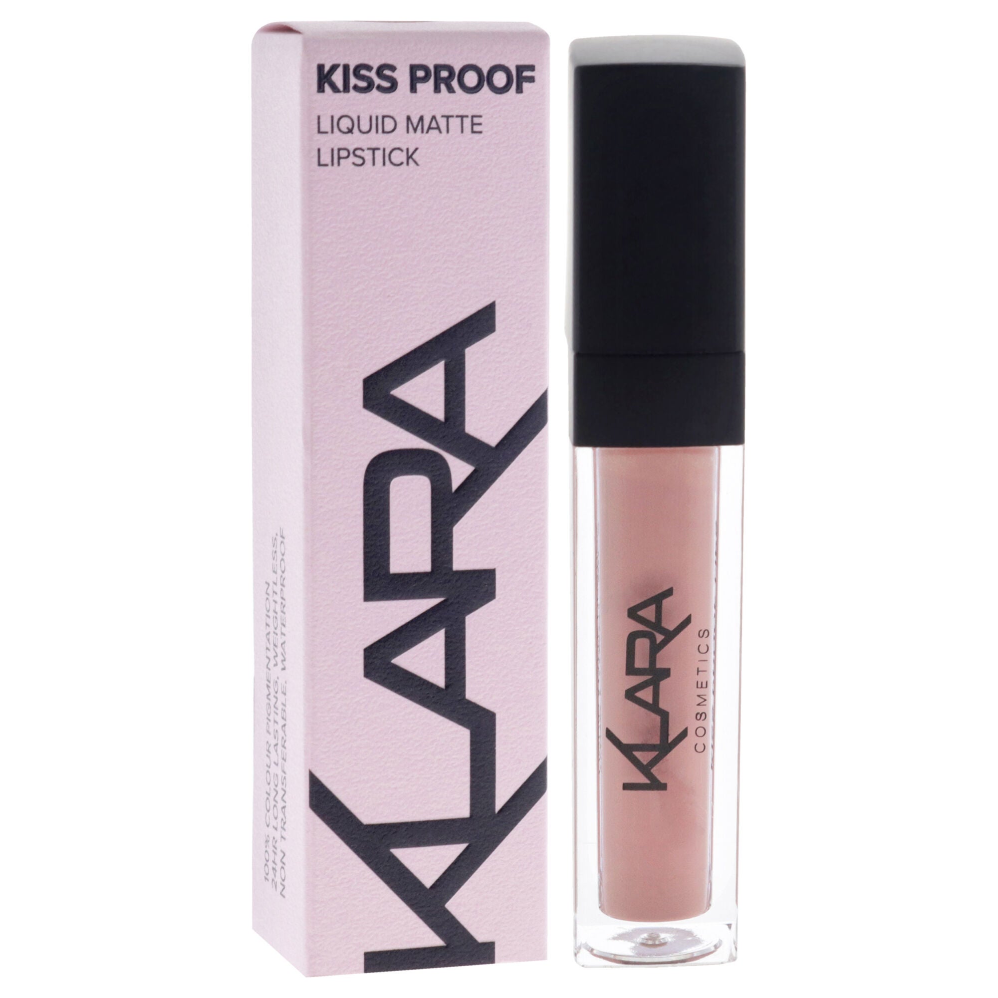 Kiss Proof Lipstick Liquid Matte - 20 Birthday Suit by Klara for Women - 0.27 oz Lipstick, See Description, alternate image number 1