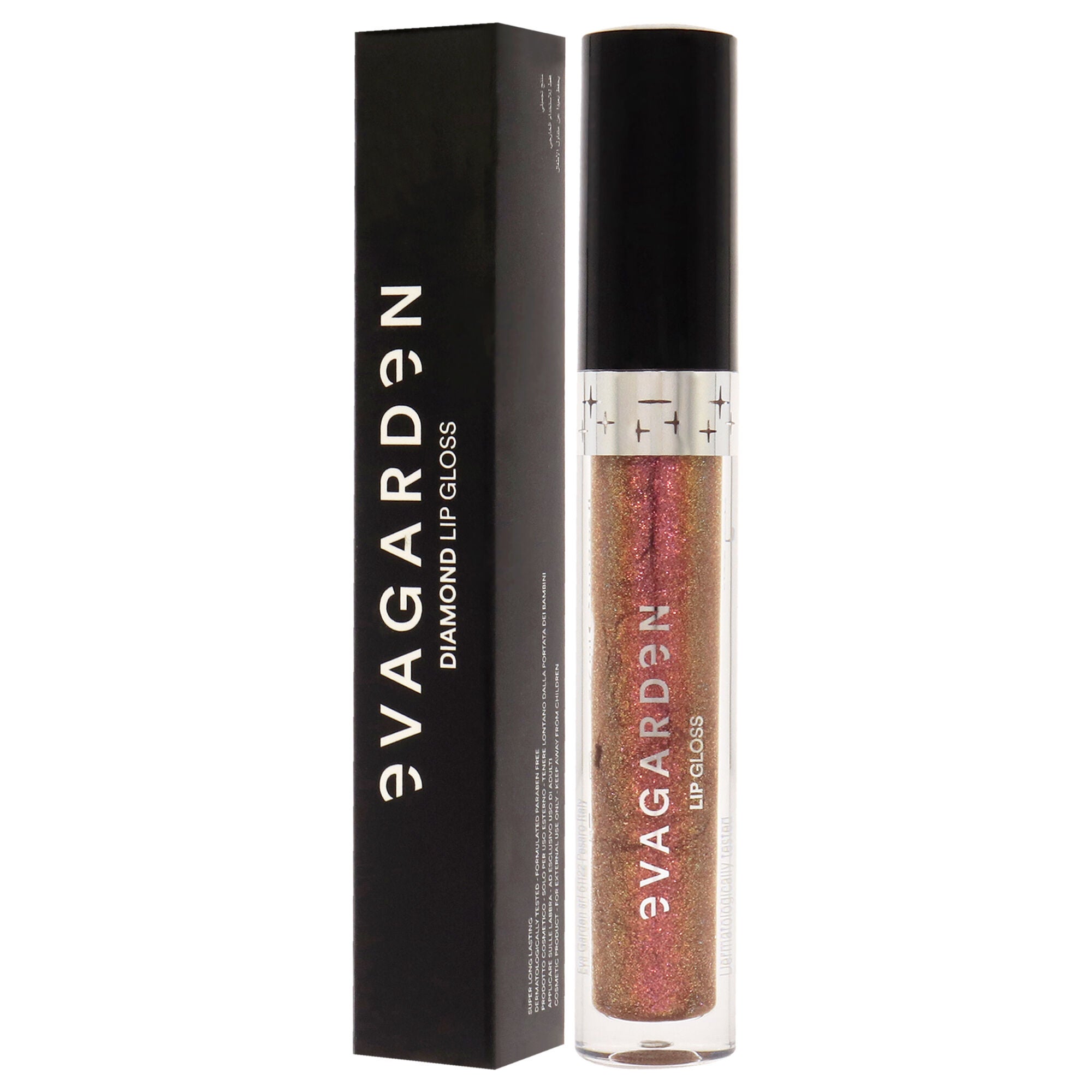 Diamond Lip Gloss - 857 Iridescence Pink by Evagarden for Women - 0.09 oz Lip Gloss, See Description, alternate image number 3
