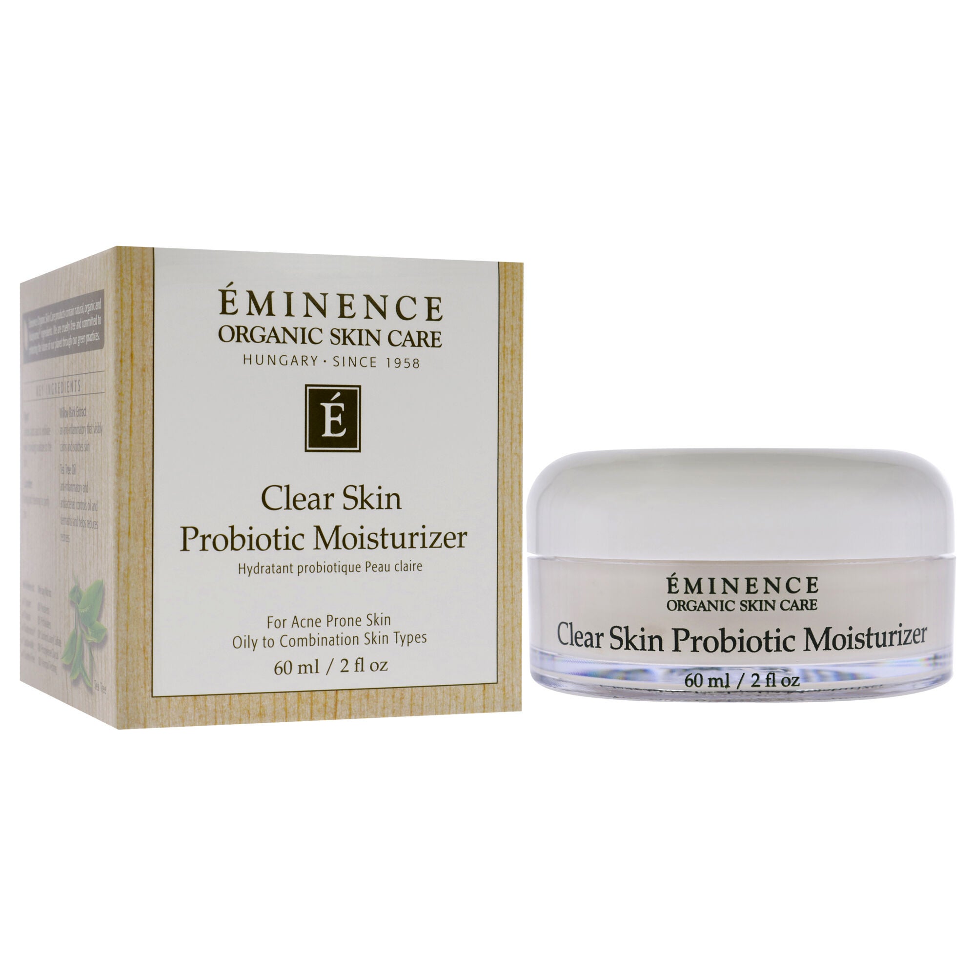 Clear Skin Probiotic Moisturizer by Eminence for Unisex - 2 oz Moisturizer, See Description, alternate image number 1