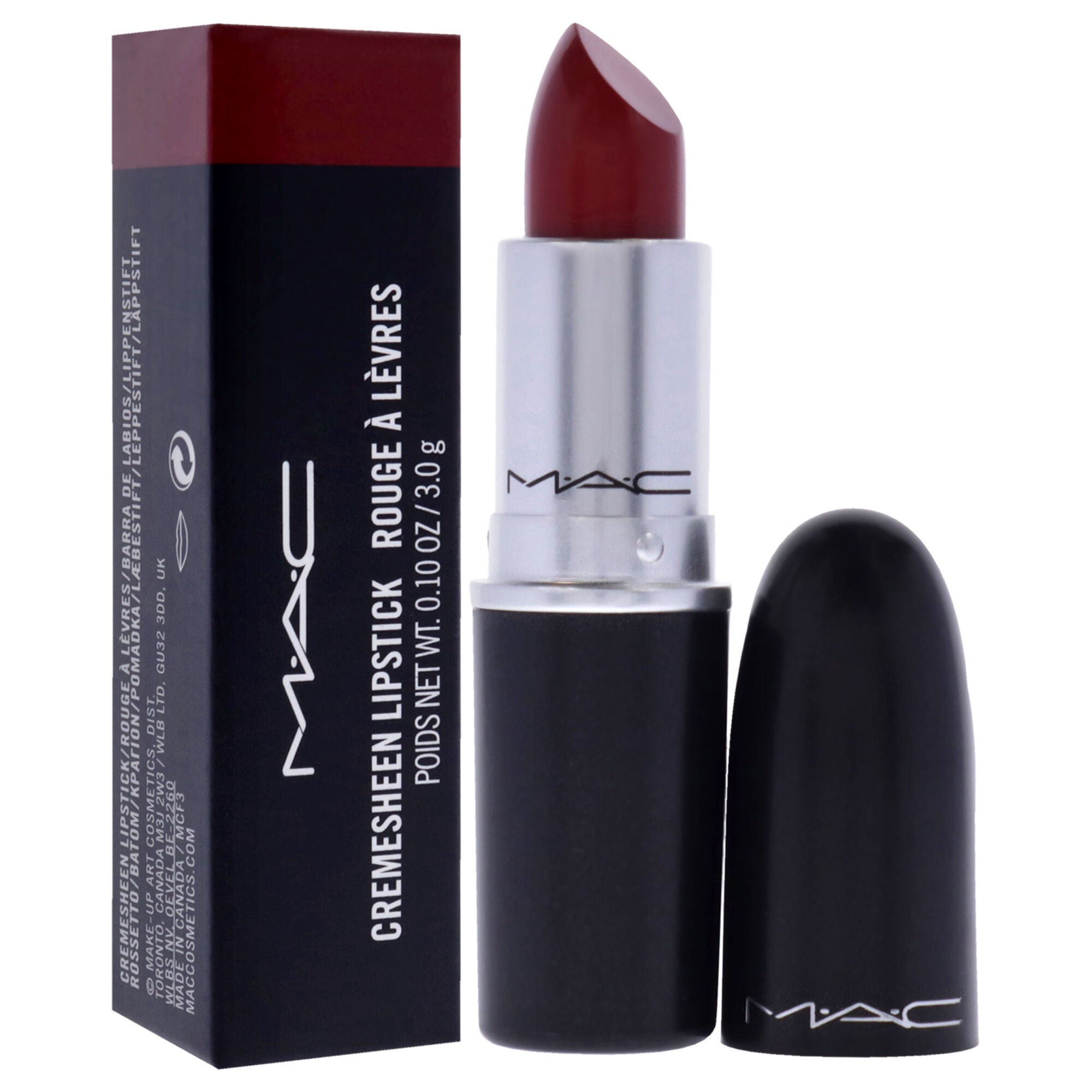 Cremesheen Lipstick - Brave Red by MAC for Women - 0.1 oz Lipstick, See Description, alternate image number 2
