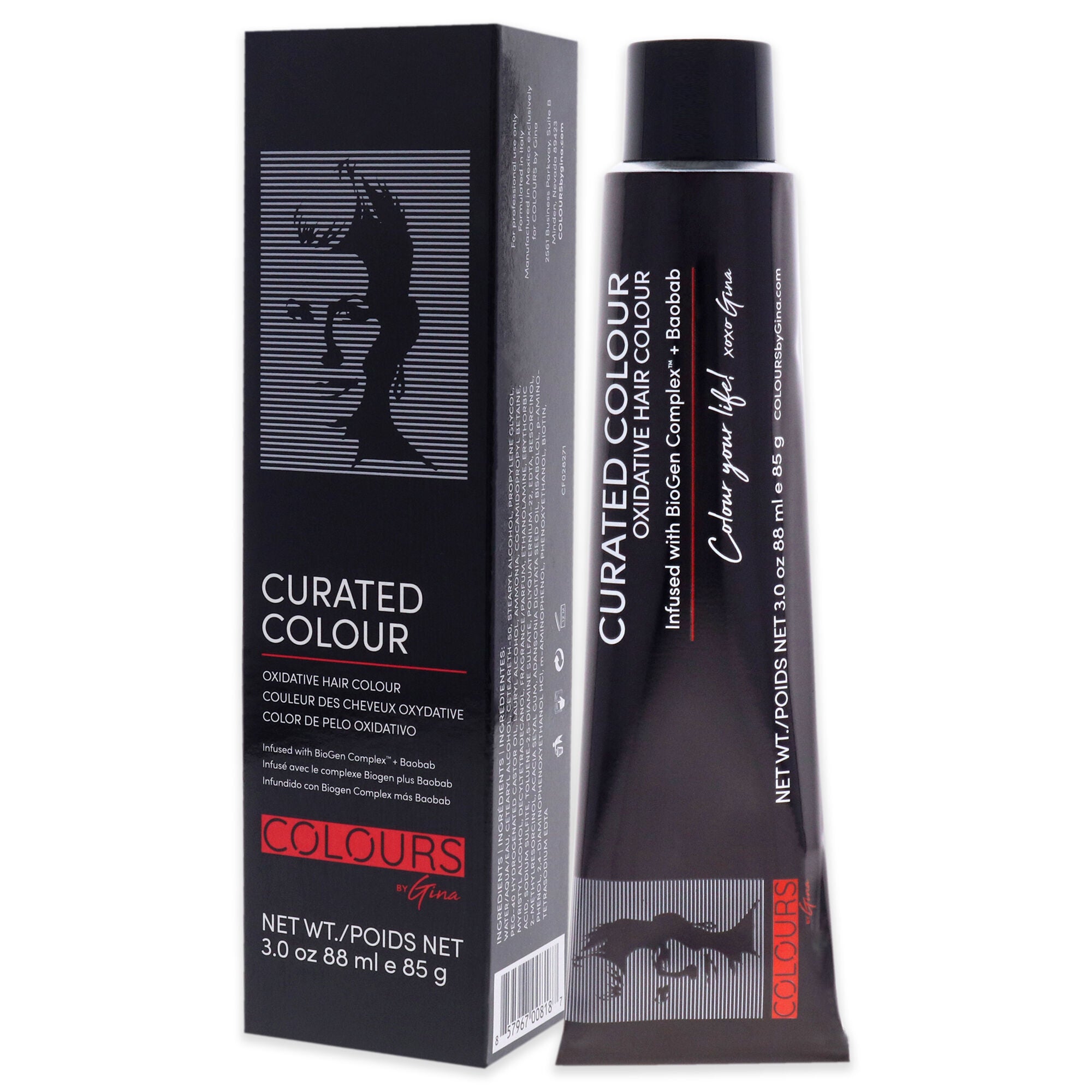 Curated Colour - 8.1-8B Light Cool Blonde by Colours By Gina for Unisex - 3 oz Hair Color, See Description, alternate image number 3