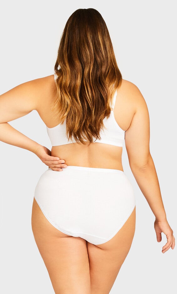 Comfort Hi Cut Brief - white, , alternate image number null