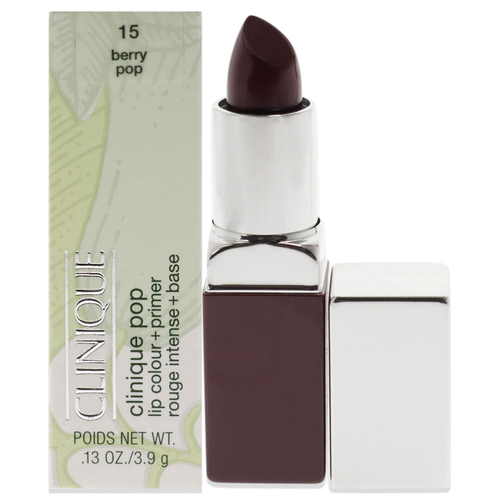 Clinique Pop Lip Colour Plus Primer - 15 Berry Pop by Clinique for Women - 0.13 oz Lipstick, See Description, hi-res image number 0