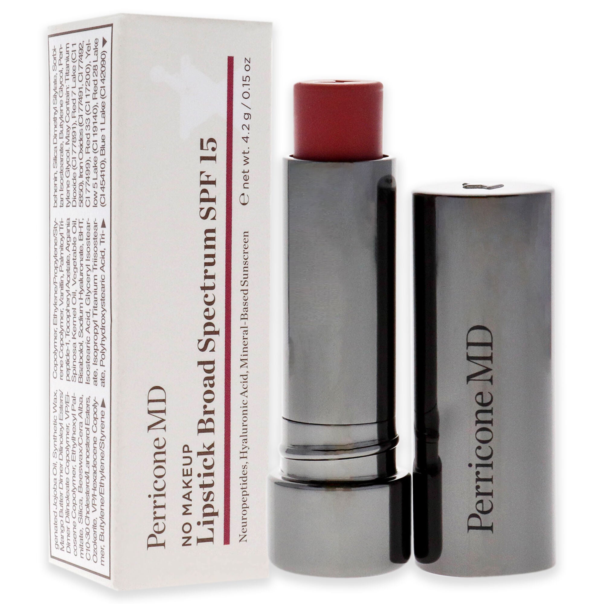 No Makeup Lipstick SPF 15 - Rose by Perricone MD for Women - 0.15 oz Lipstick, , alternate image number 7