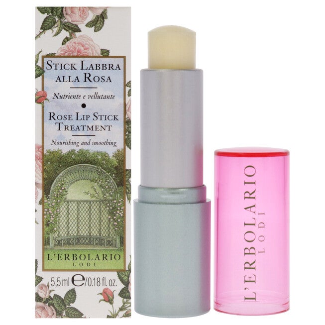 Lip Stick Treatment - Rose by LErbolario for Unisex - 0.18 oz Lip Treatment, NA, hi-res image number null