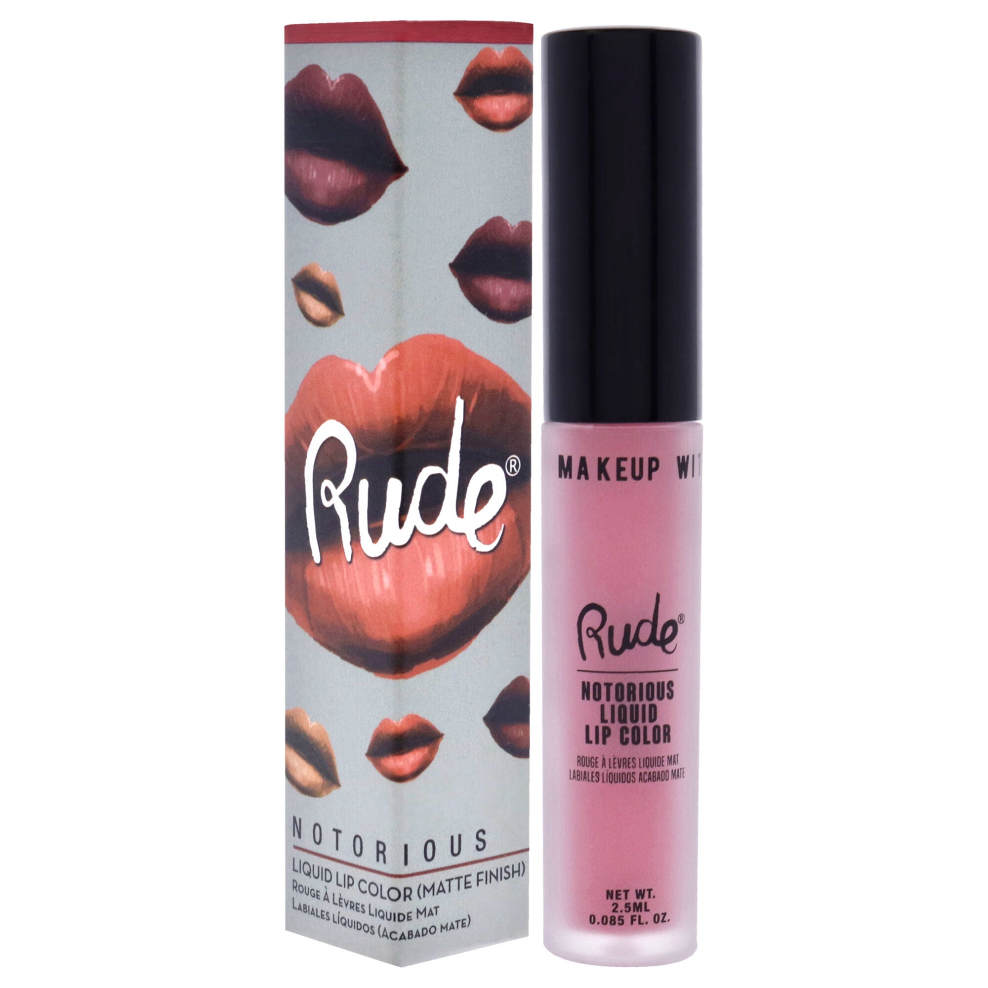 Notorious Rich Long Liquid Lip Color - Going Topless by Rude Cosmetics for Women - 0.1 oz Lipstick, , alternate image number 7
