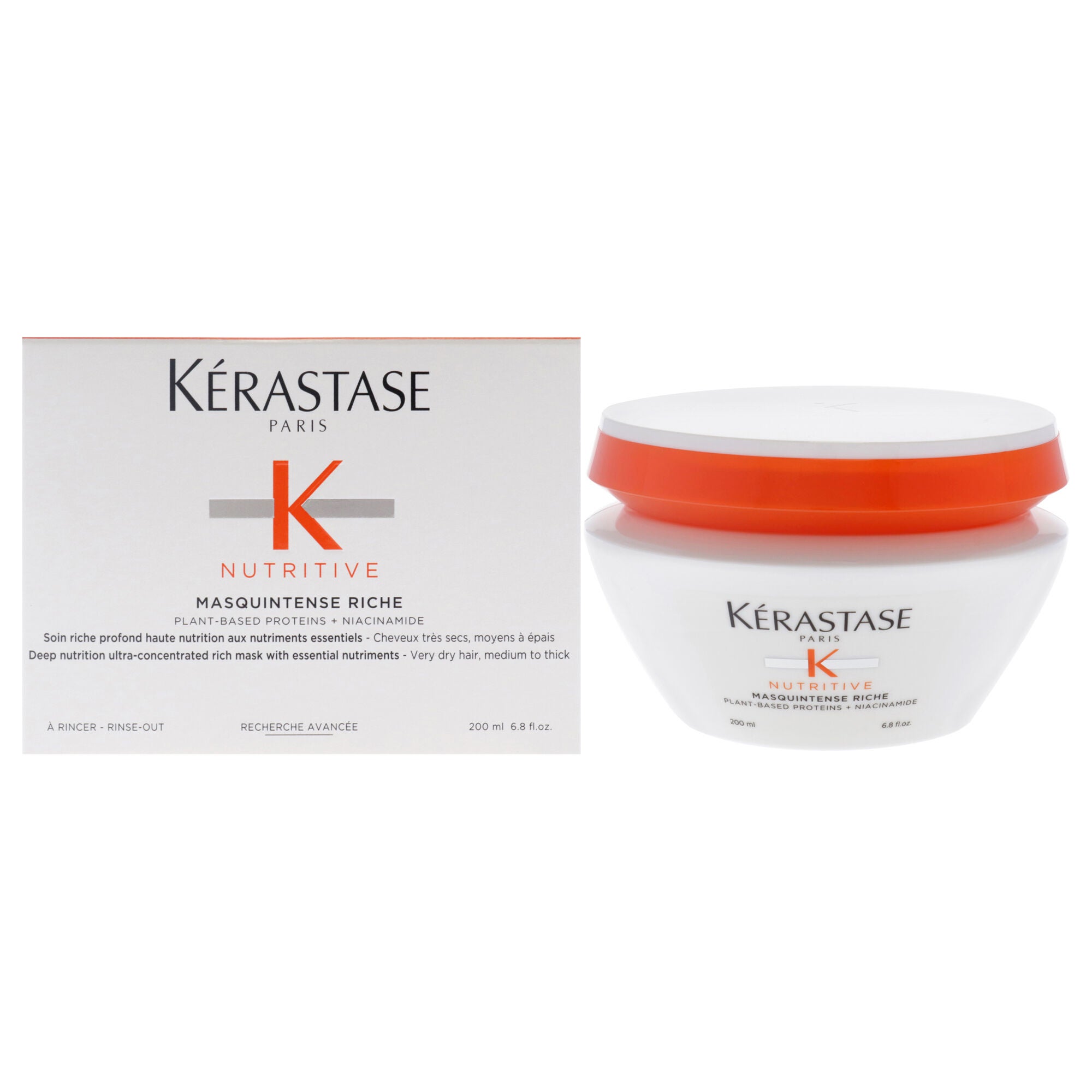 Nutritive Masquintense Riche - Very Dry to Thick Hair by Kerastase for Unisex - 6.8 oz Masque, See Description, hi-res image number 0