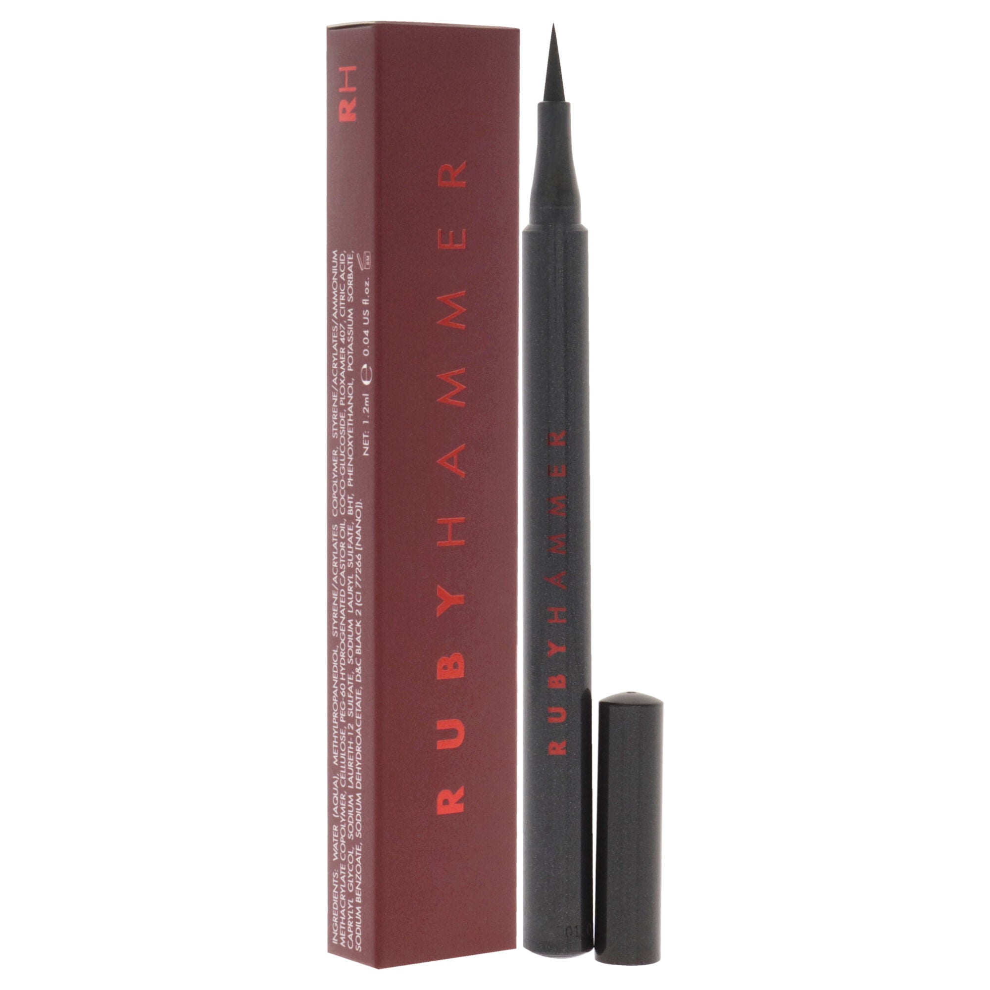 Precision Liquid Eyeliner - Pitch Black by Ruby Hammer for Women - 0.04 oz Eyeliner, See Description, alternate image number 1