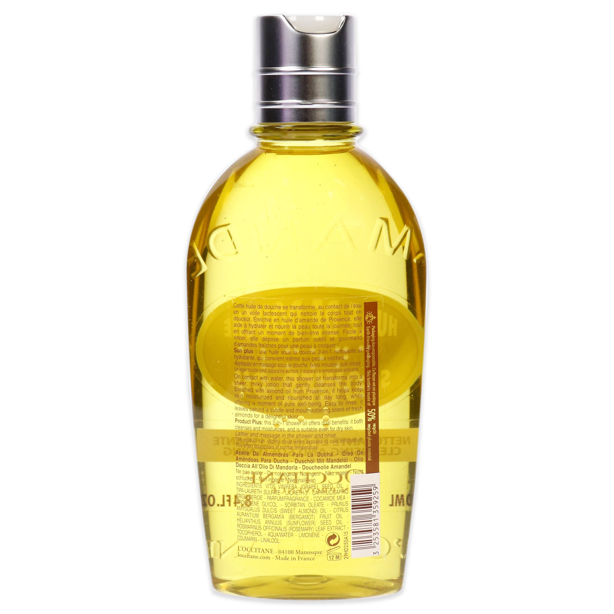 Almond Shower Oil by LOccitane for Unisex - 8.4 oz Shower Oil, , alternate image number 4