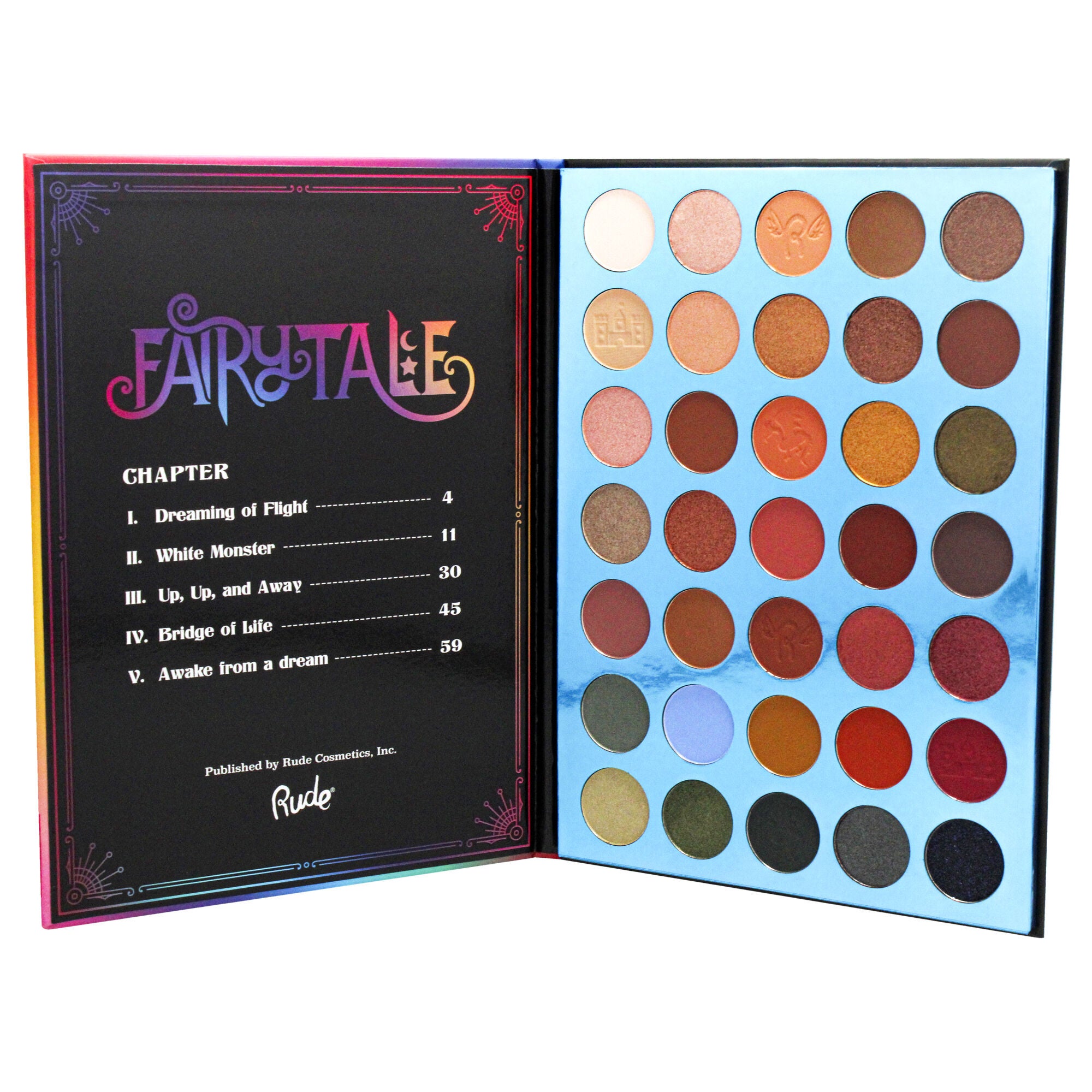 Fairy Tale 35 Eyeshadow Palette - Book 3 by Rude Cosmetics for Women - 1.34 oz Eye Shadow, See Description, alternate image number 3