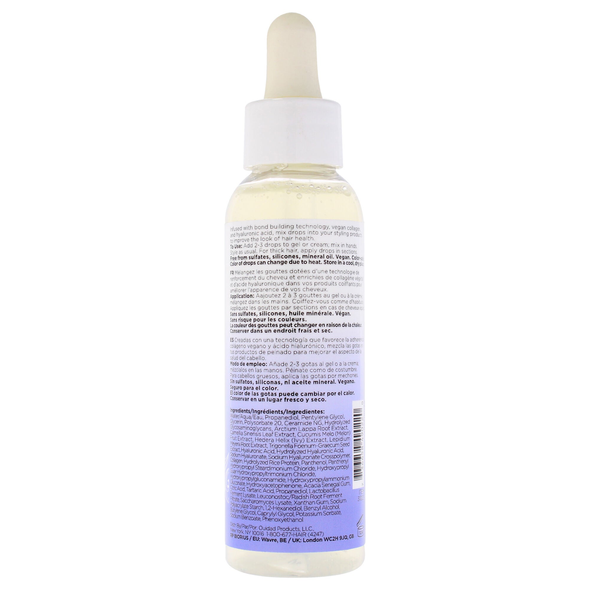 Unbreakable Bonds Mixing Drops by Ouidad for Unisex - 2 oz Treatment, Clear, alternate image number 1