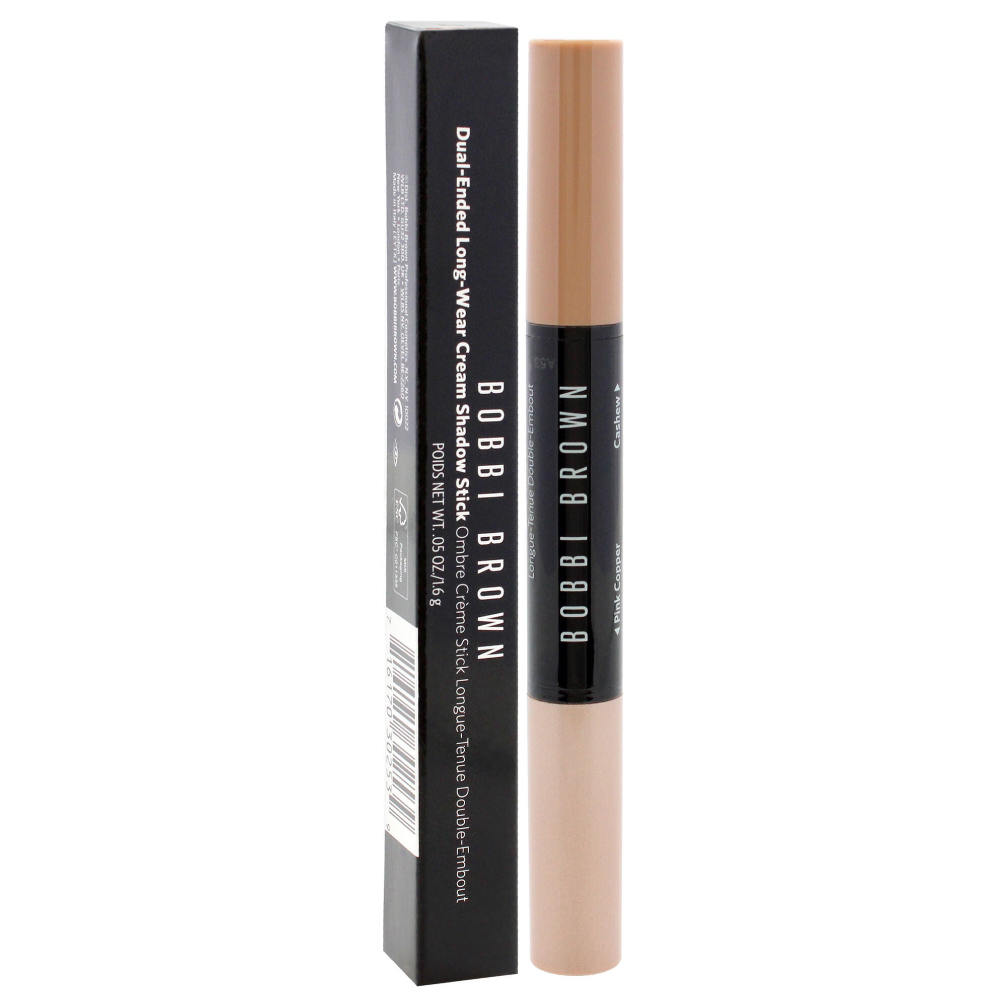 Dual-Ended Long-Wear Cream Shadow Stick - Pink Copper-Cashew by Bobbi Brown for Women - 0.05 oz Eye Shadow, See Description, alternate image number 2