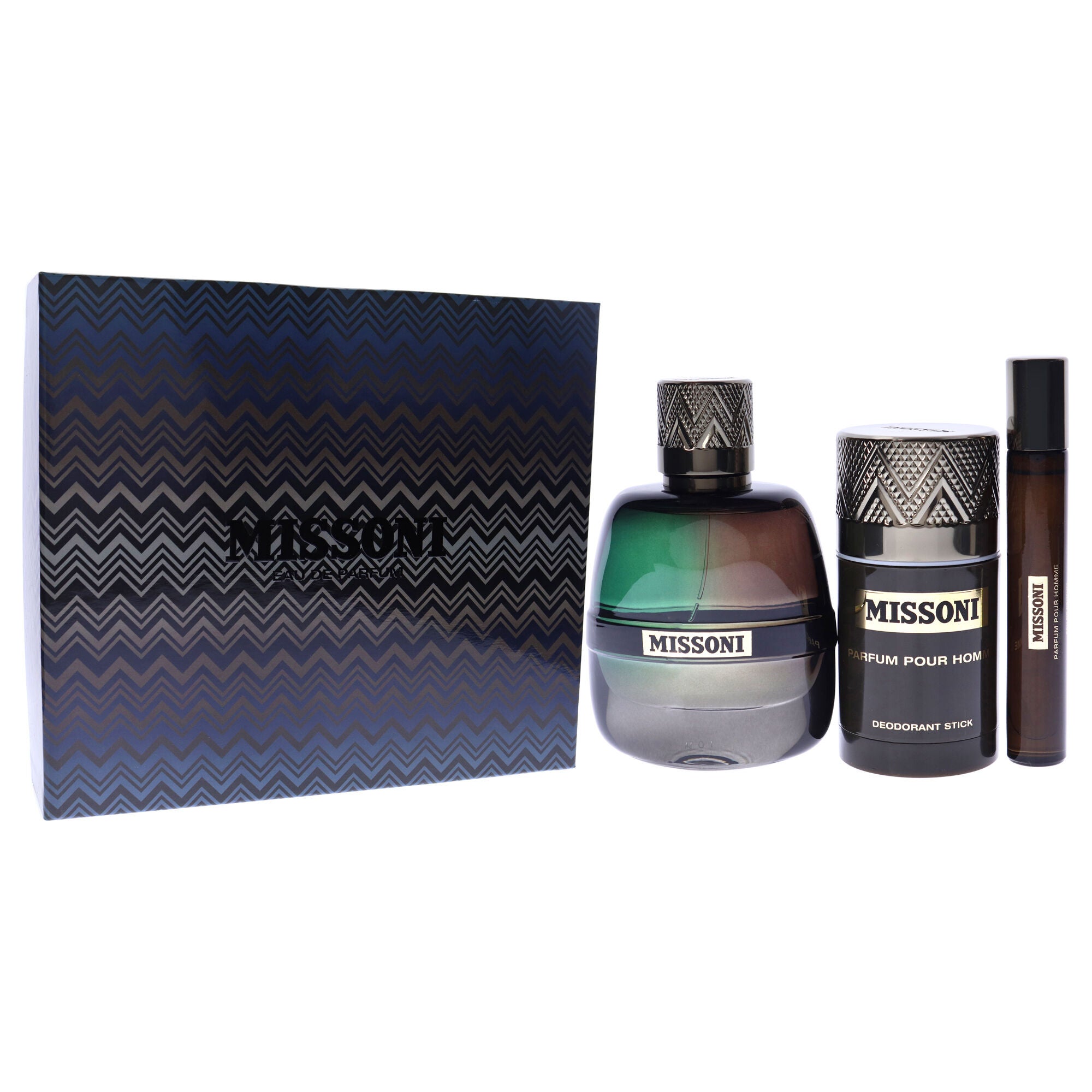 Missoni by Missoni for Men - 3 Pc Gift Set 3.4oz EDP Spray, 0.33oz EDP Spray, 2.5oz Deodorant Stick, , alternate image number 6