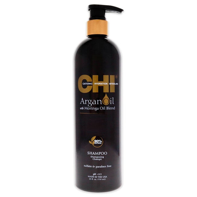 Argan Oil Plus Moringa Oil Shampoo by CHI for Unisex - 25 oz Shampoo, NA, hi-res image number null