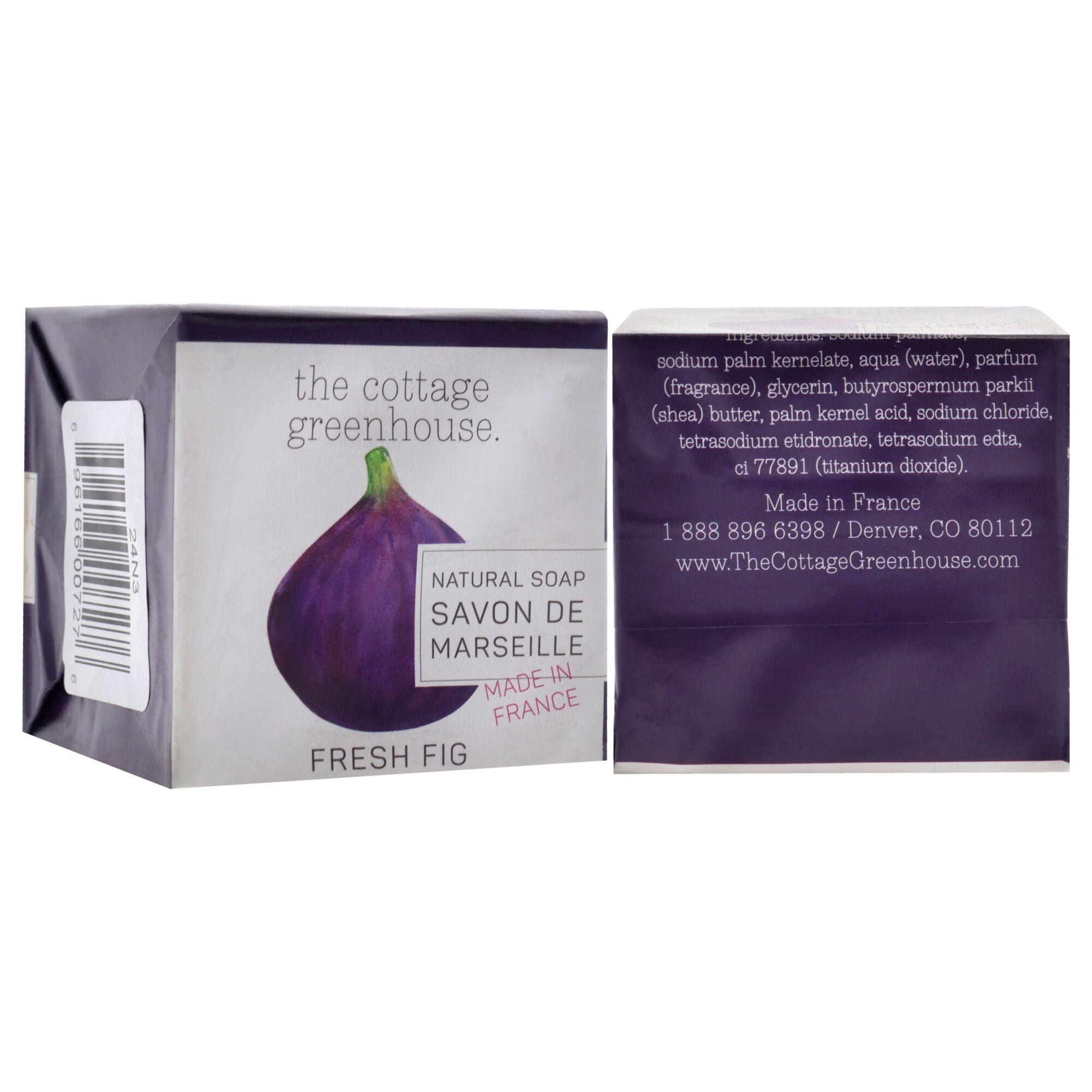 Fresh Soap - Fig by The Cottage Greenhouse for Unisex - 3.5 oz Soap, See Description, alternate image number 1