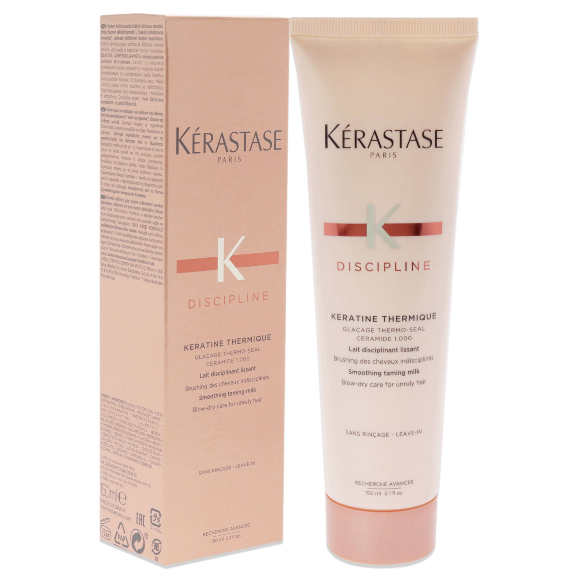 Discipline Keratine Thermique Smoothing Taming Milk Anti-Frizz by Kerastase for Unisex - 5.1 oz Treatment, See Description, alternate image number 1