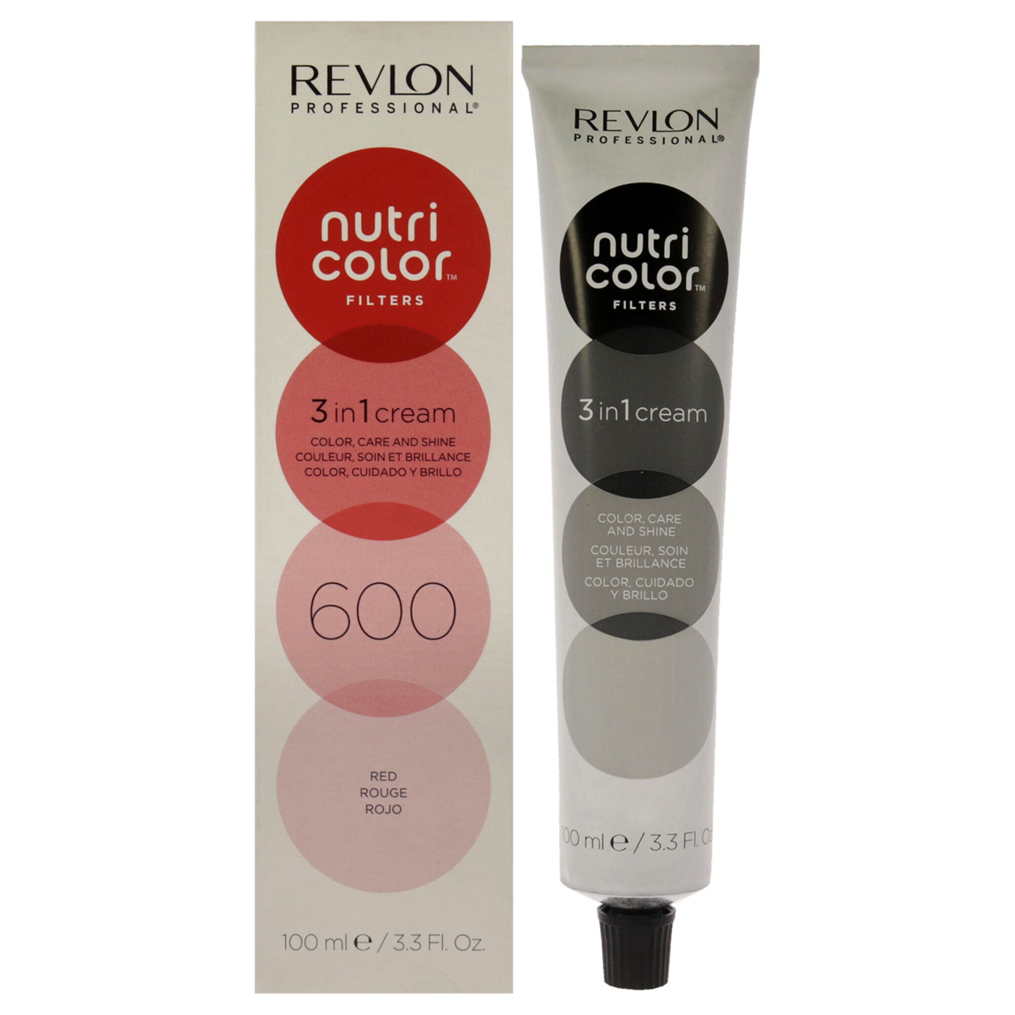 Nutri Color Cream - 600 Red by Revlon for Unisex - 3.3 oz Hair Color, See Description, hi-res image number 0