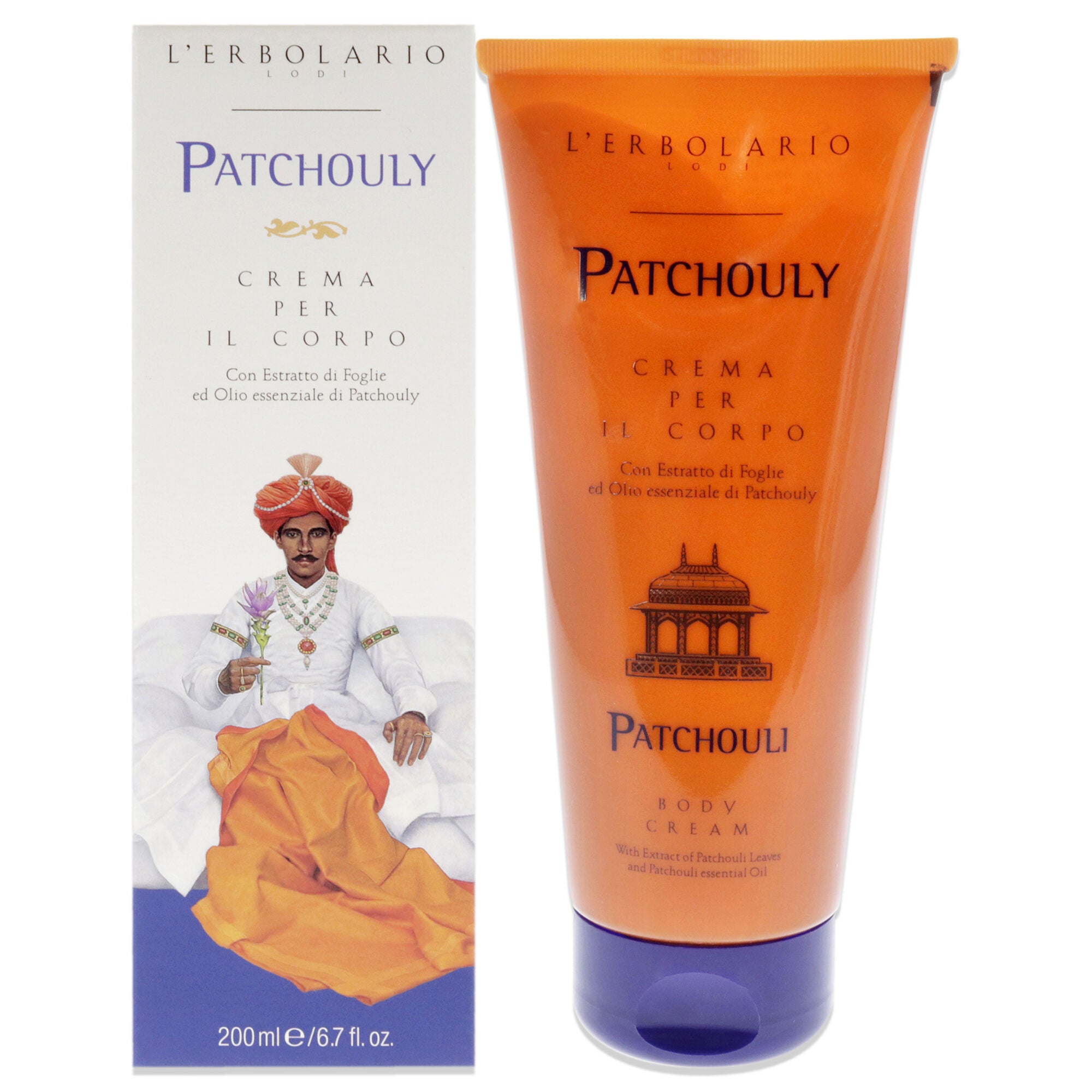 Patchouly Body Cream by Lerbolario for Unisex - 6.7 oz Cream, See Description, hi-res image number 0