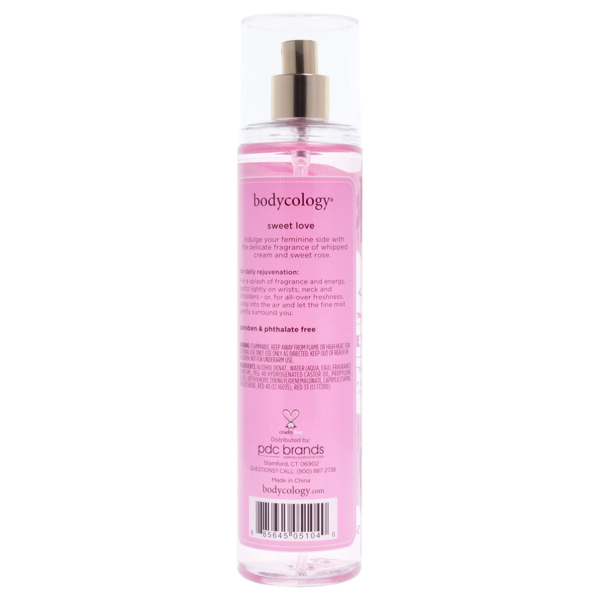 Sweet Love by Bodycology for Women - 8 oz Fragrance Mist, See Description, alternate image number 2
