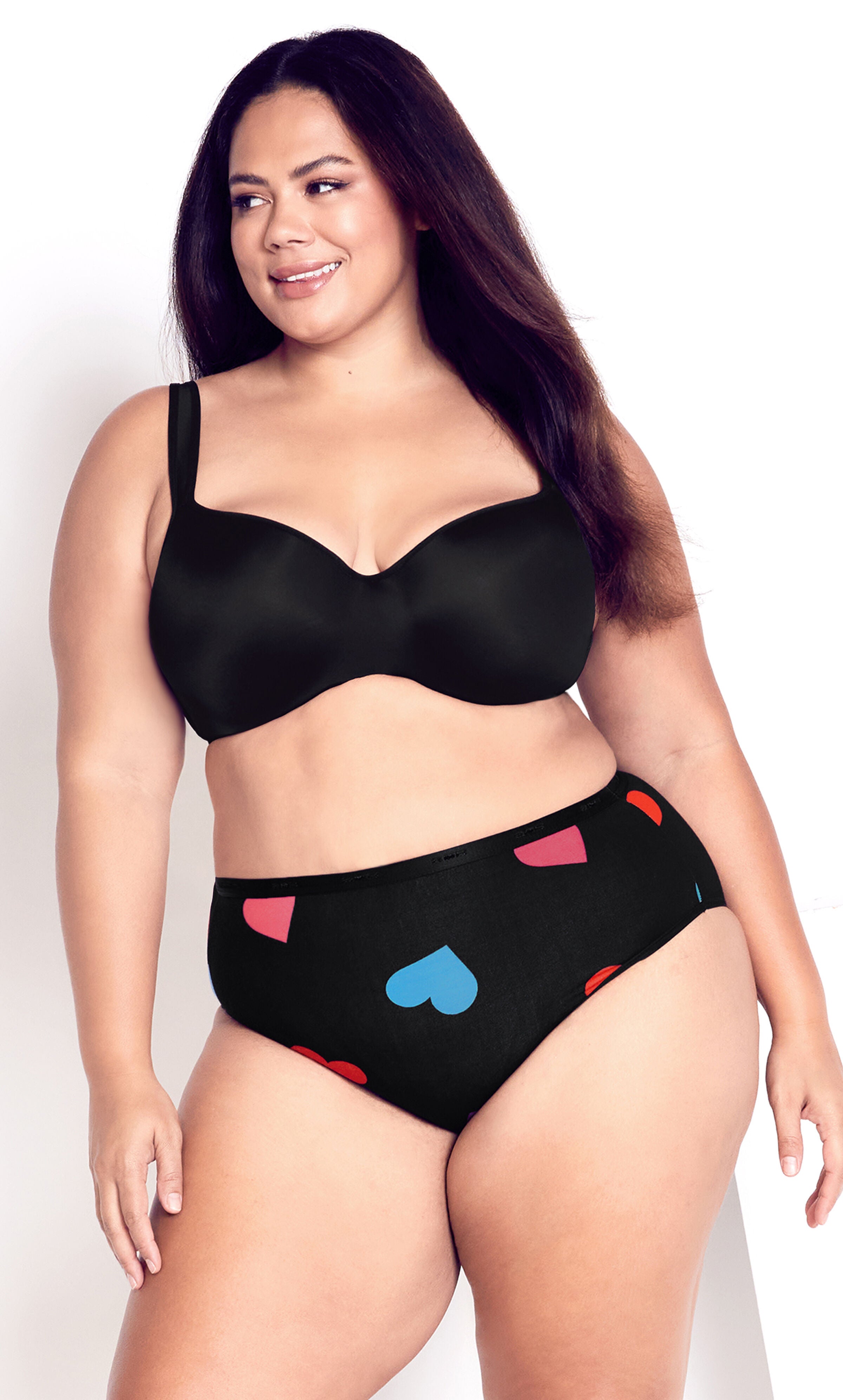 Hi Cut Fashion 3 Pack Brief - multi, Black, hi-res image number 0