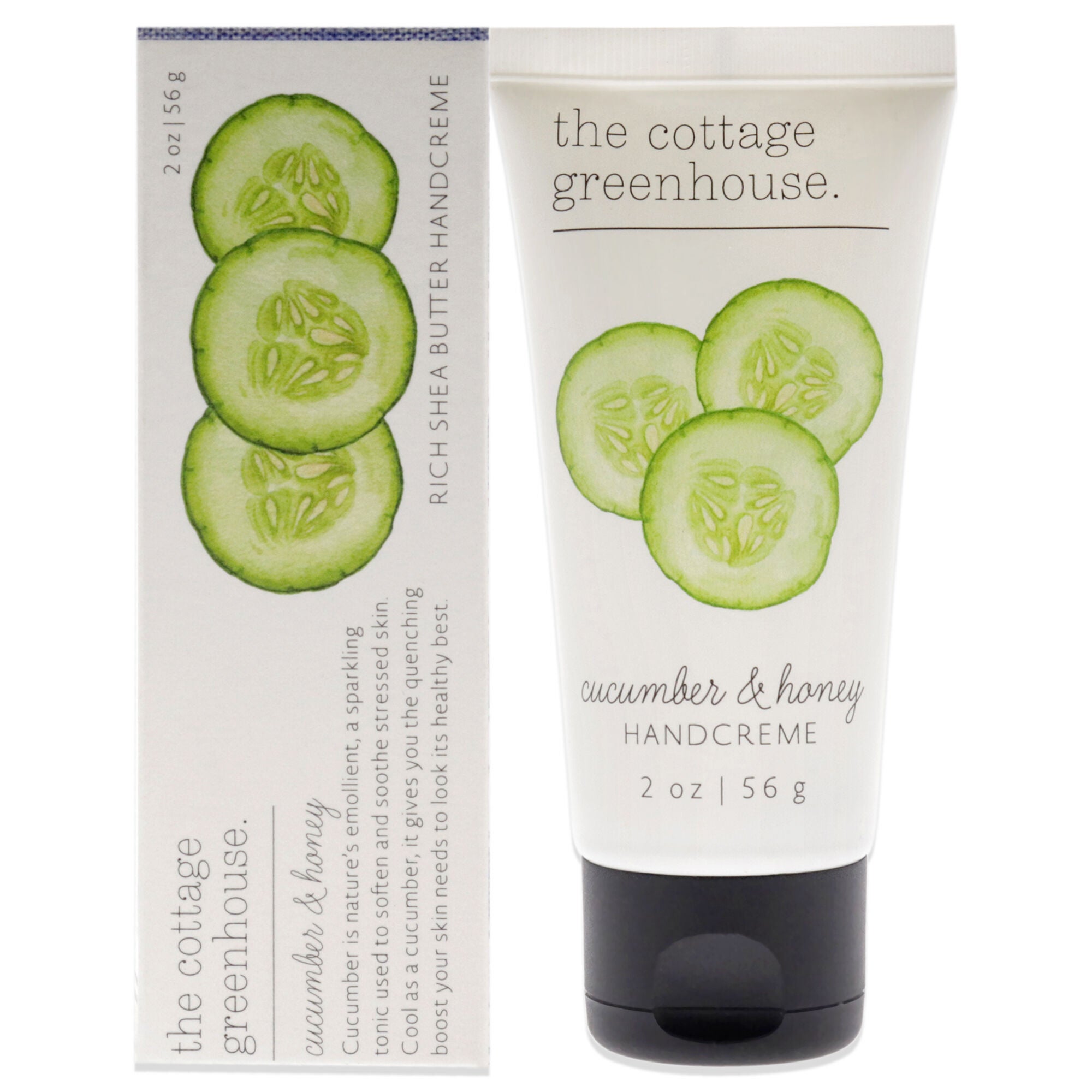 Rich Shea Butter Handcream - Cucumber and Honey by The Cottage Greenhouse for Unisex - 2 oz Cream, , alternate image number 4