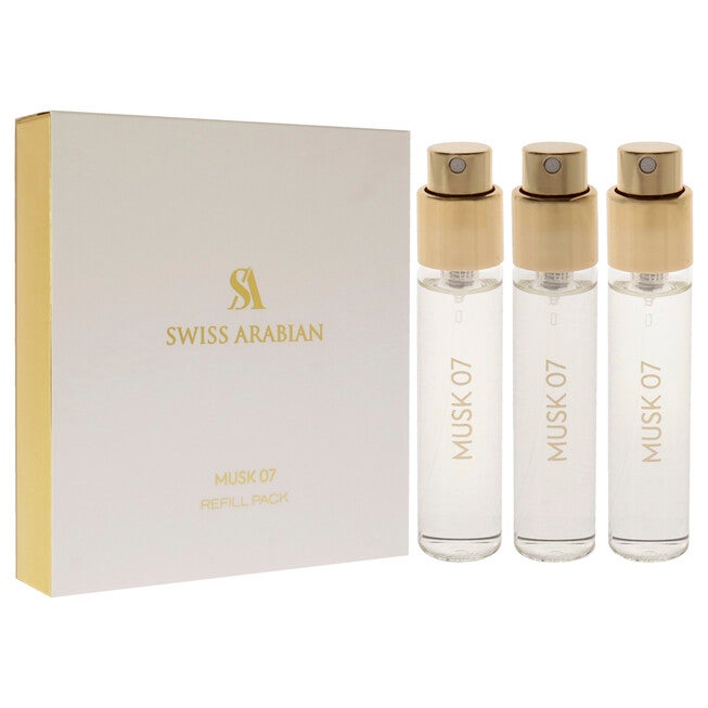 Musk 07 by Swiss Arabian for Unisex - 3 Pc Mini Gift Set 3 x 1oz EDP Spray (Refill), NA, alternate image number null