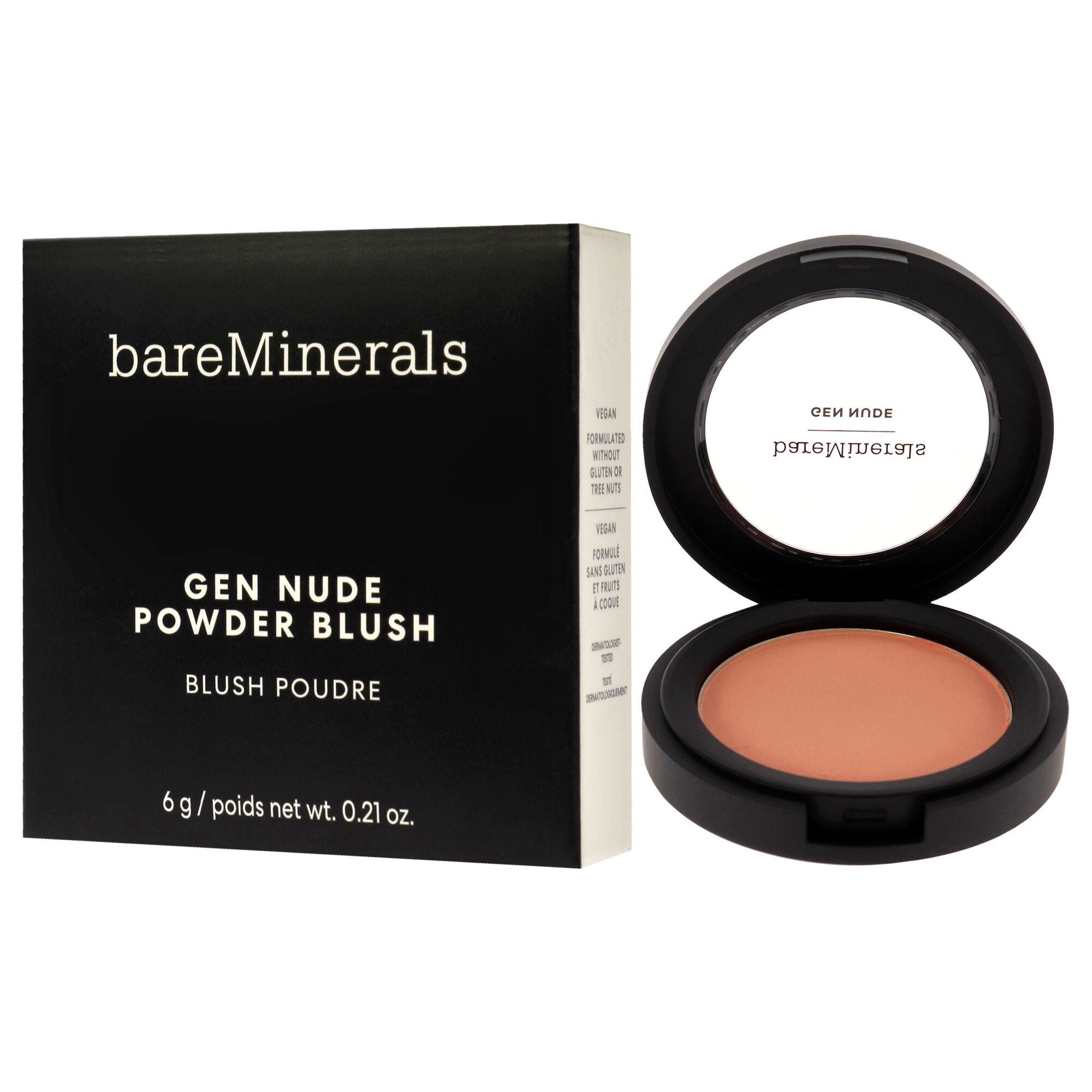 Gen Nude Powder Blush - Pretty In Pink by bareMinerals for Women - 0.21 oz Blush, See Description, alternate image number 3