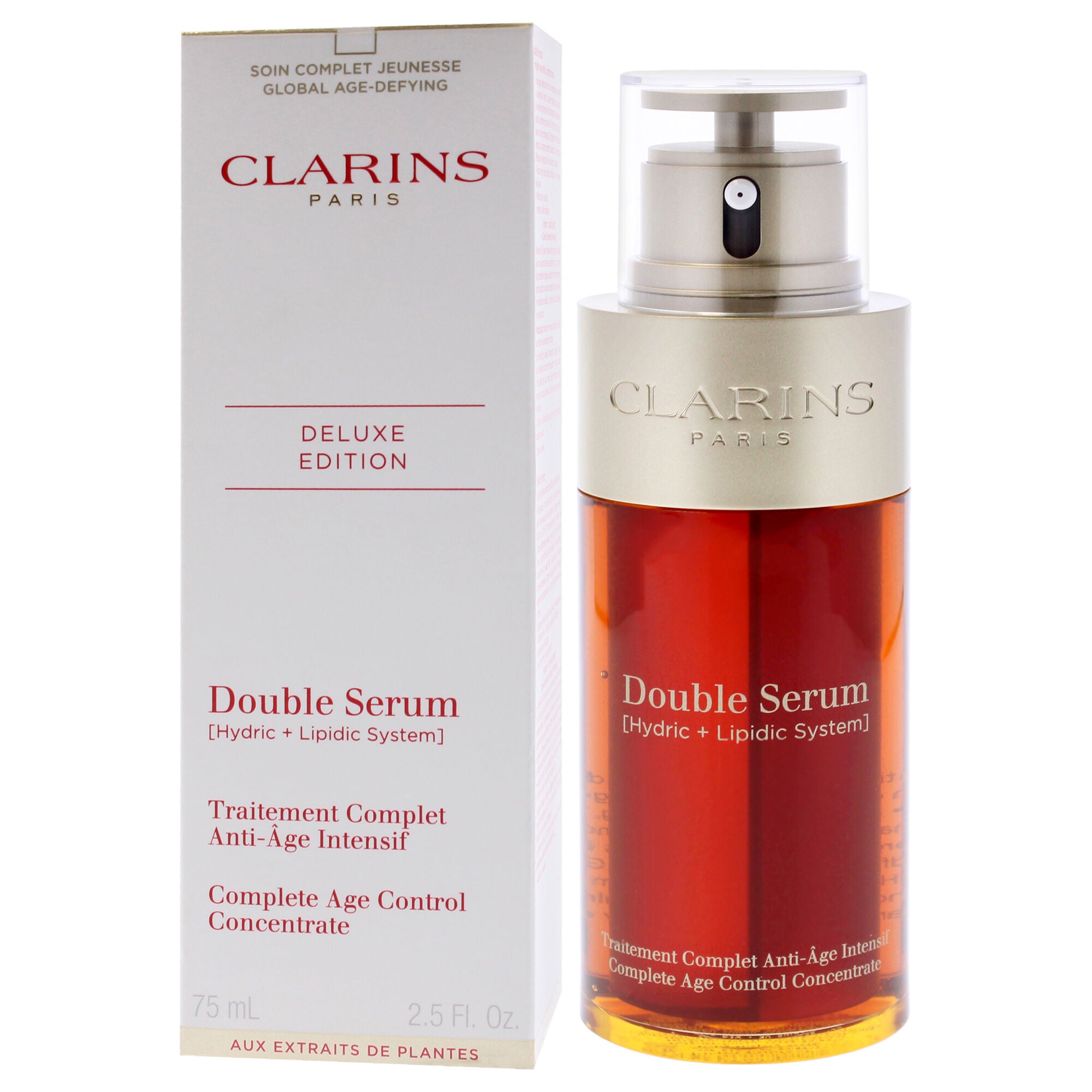 Double Serum Complete Age-Defying Concentrate by Clarins for Women - 2.5 oz Serum, See Description, alternate image number 3