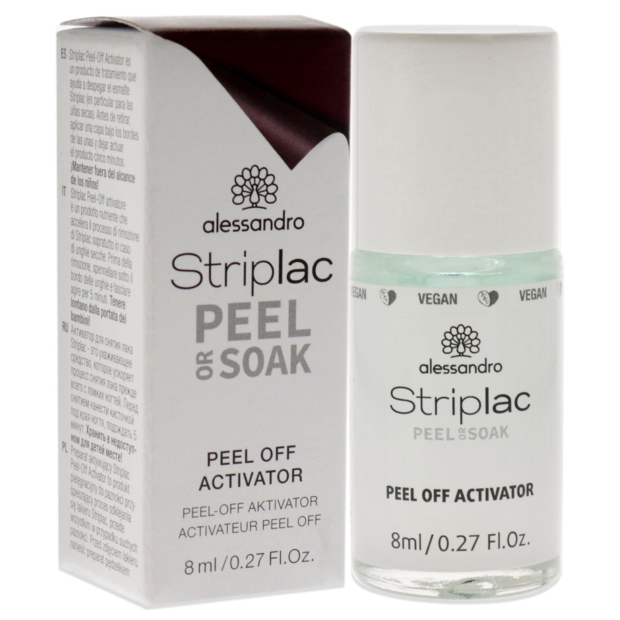 Striplac Peel or Soak - Peel Off Activator by Alessandro for Women 0.27 oz Nail Polish, See Description, alternate image number 2