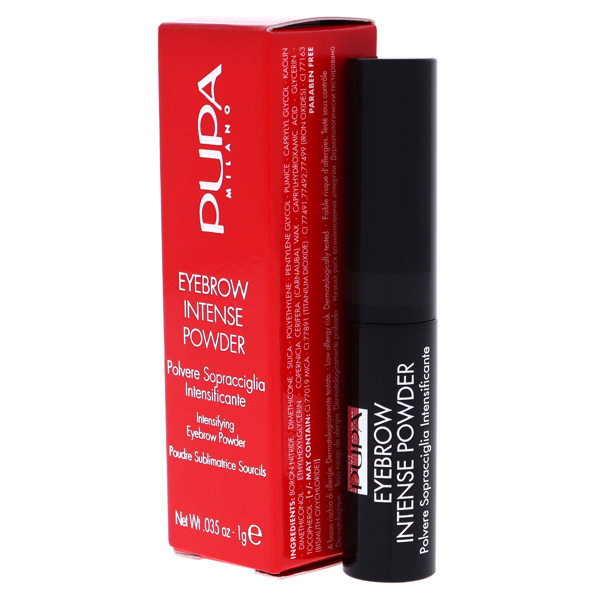 Eyebrow Intense Powder - 004 Extra Dark by Pupa Milano for Women - 0.035 oz Eyebrow, See Description, alternate image number 2