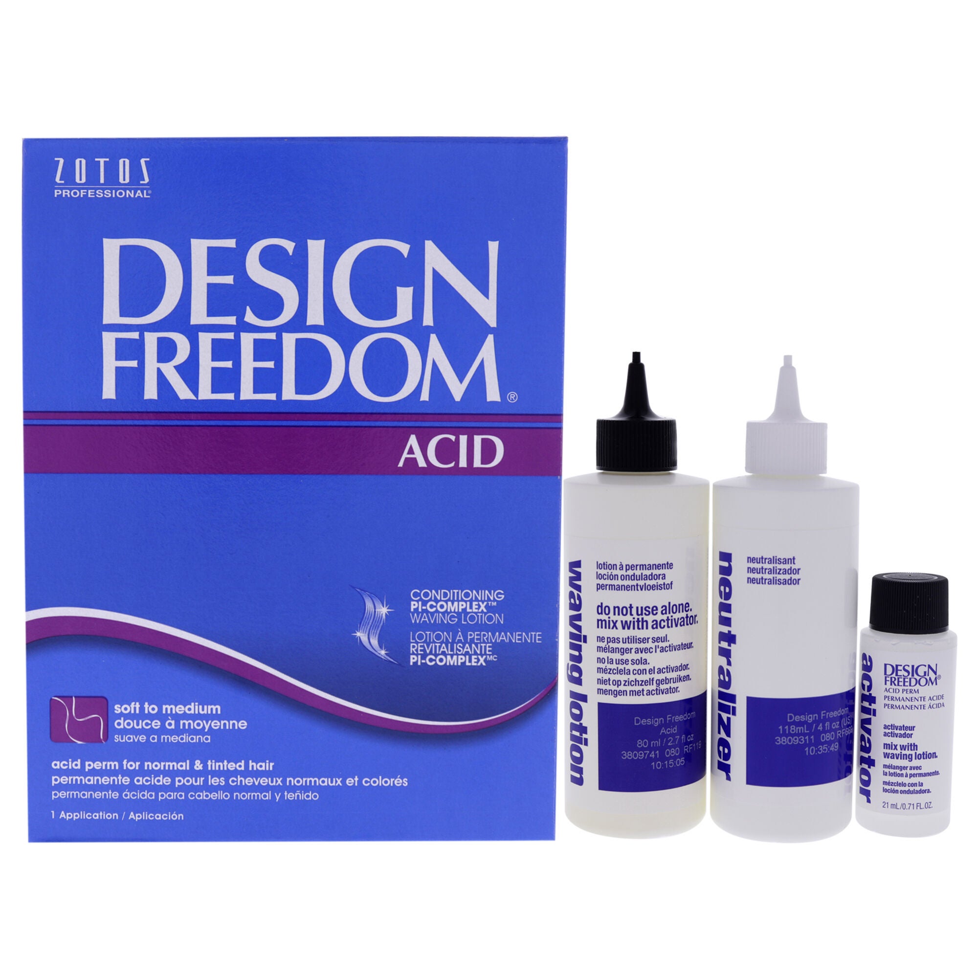Design Freedom Acid Permanent by Zotos for Unisex - 1 Application Treatment, See Description, hi-res image number 0