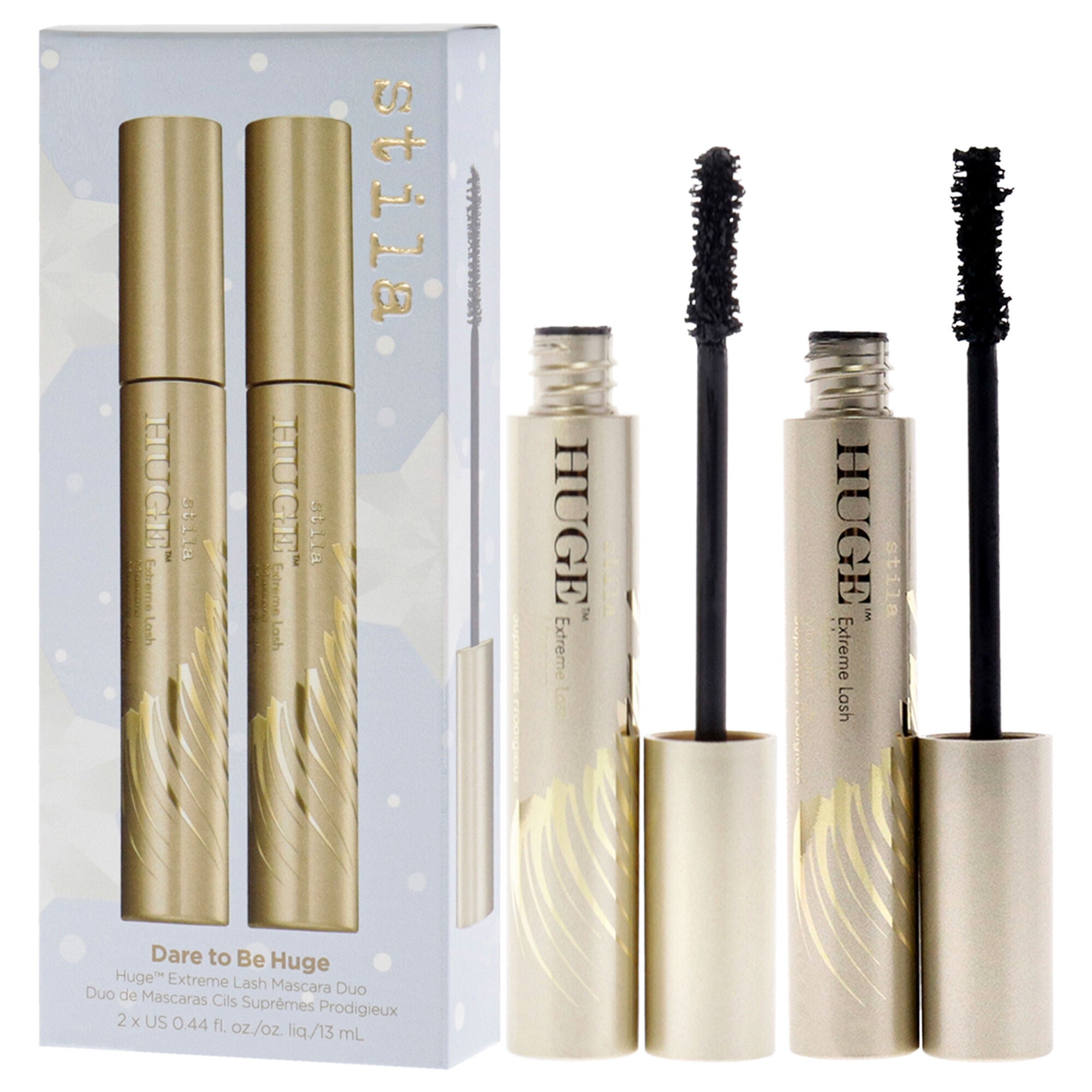 Dare to Be Huge Extreme Lash Mascara Duo - Black by Stila for Women - 2 x 0.44 oz Mascara, , alternate image number 8