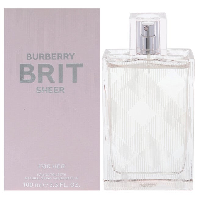 Burberry Brit Sheer by Burberry for Women - 3.3 oz EDT Spray, See Description, hi-res image number 0