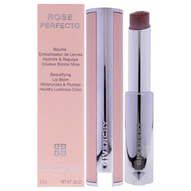 Rose Perfecto Beautifying Lip Balm - 111 Soft Nude by Givenchy for Women - 0.09 oz Lip Balm, NA, hi-res image number null