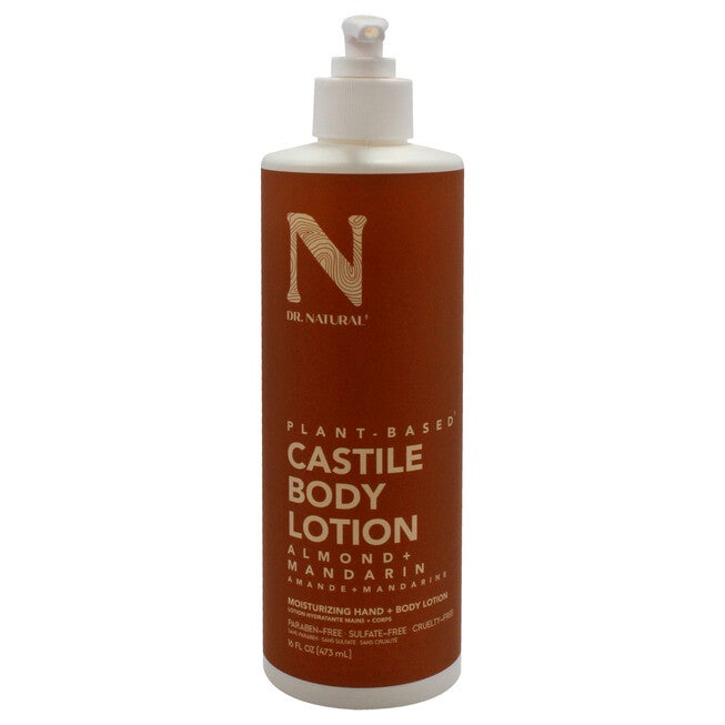 Castile Body Lotion - Almond plus Mandarin by Dr. Natural for Unisex - 16 oz Body Lotion, See Description, hi-res image number 0