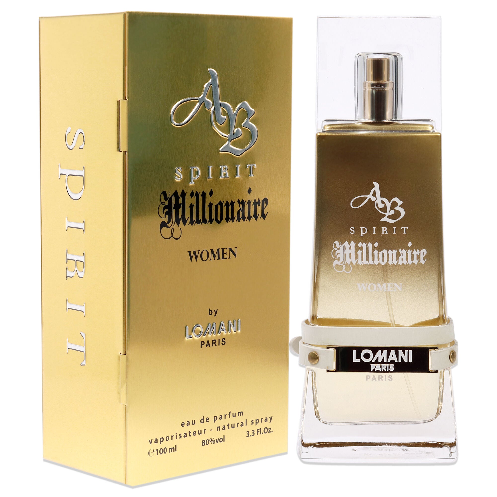 AB Spirit Millionaire by Lomani for Women - 3.3 oz EDP Spray, See Description, alternate image number 4