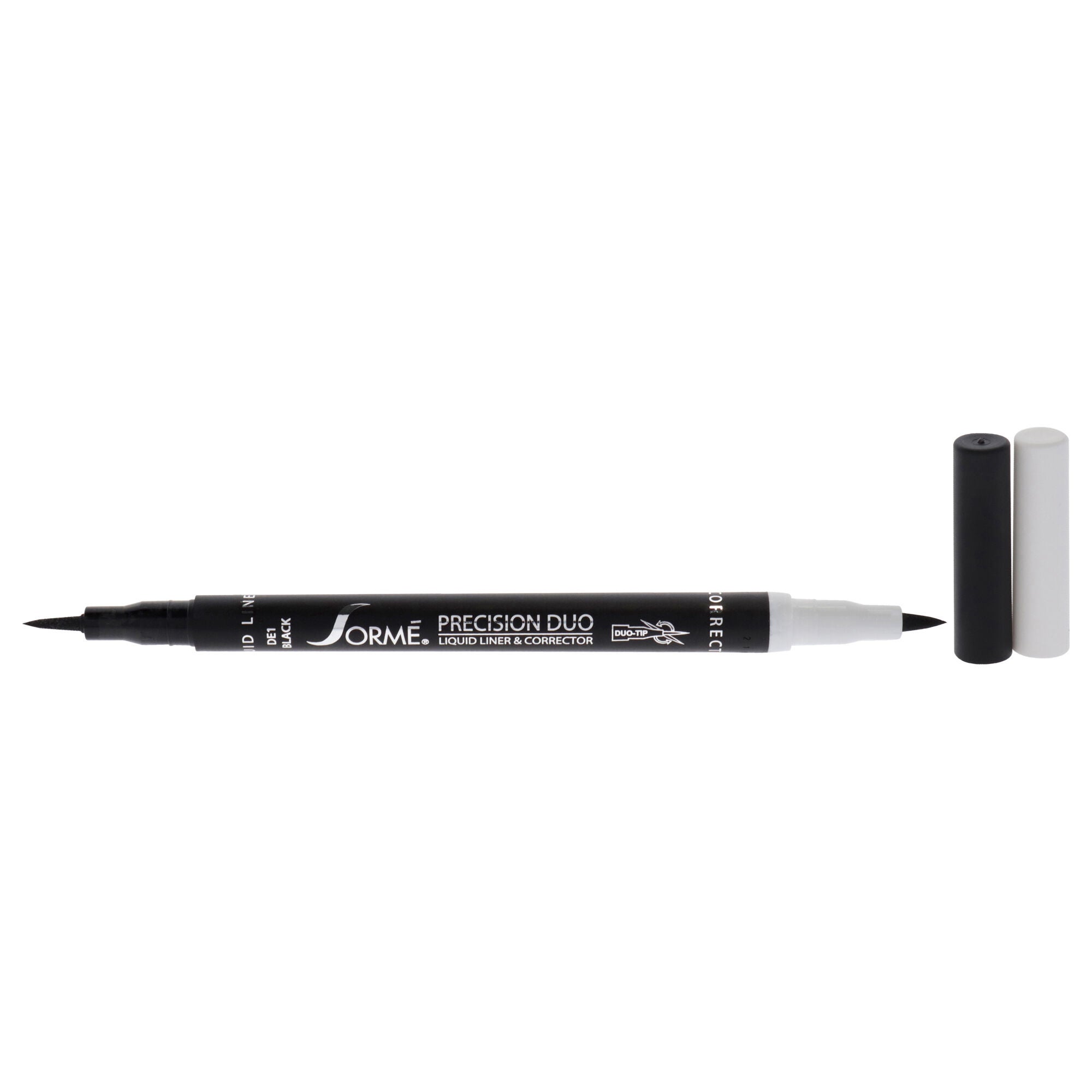 Precision Duo Liquid Eyeliner - DE1 Black by Sorme Cosmetics for Women - 0.54 oz Eyeliner, See Description, alternate image number 1