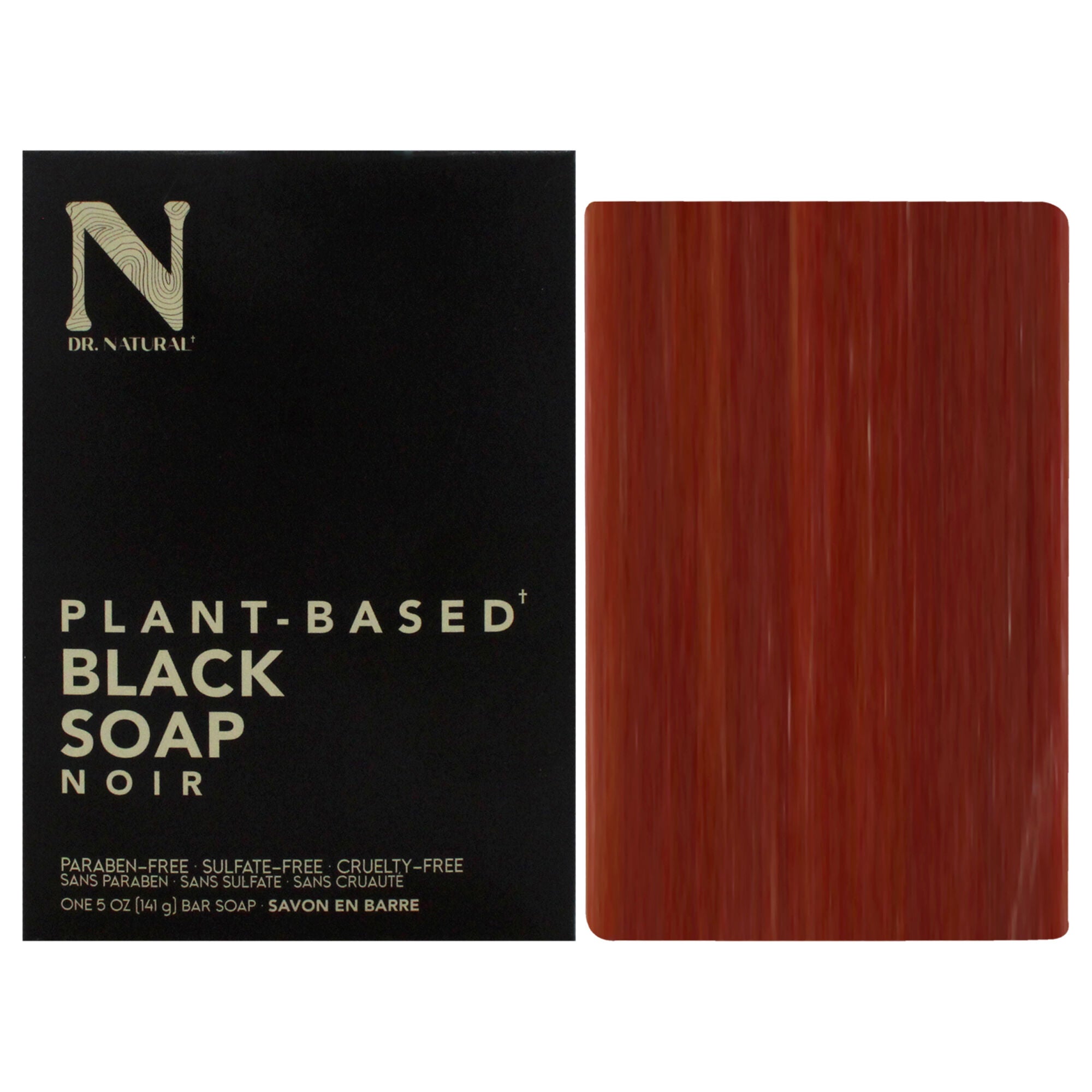 Bar Soap - Black by Dr. Natural for Unisex - 5 oz Soap, See Description, hi-res image number 0