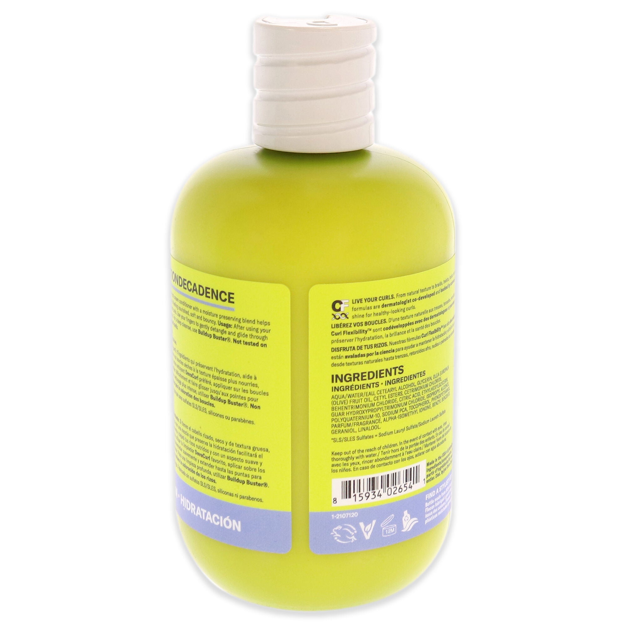 One Condition Decadence - NP by DevaCurl for Unisex - 12 oz Conditioner, , alternate image number 4