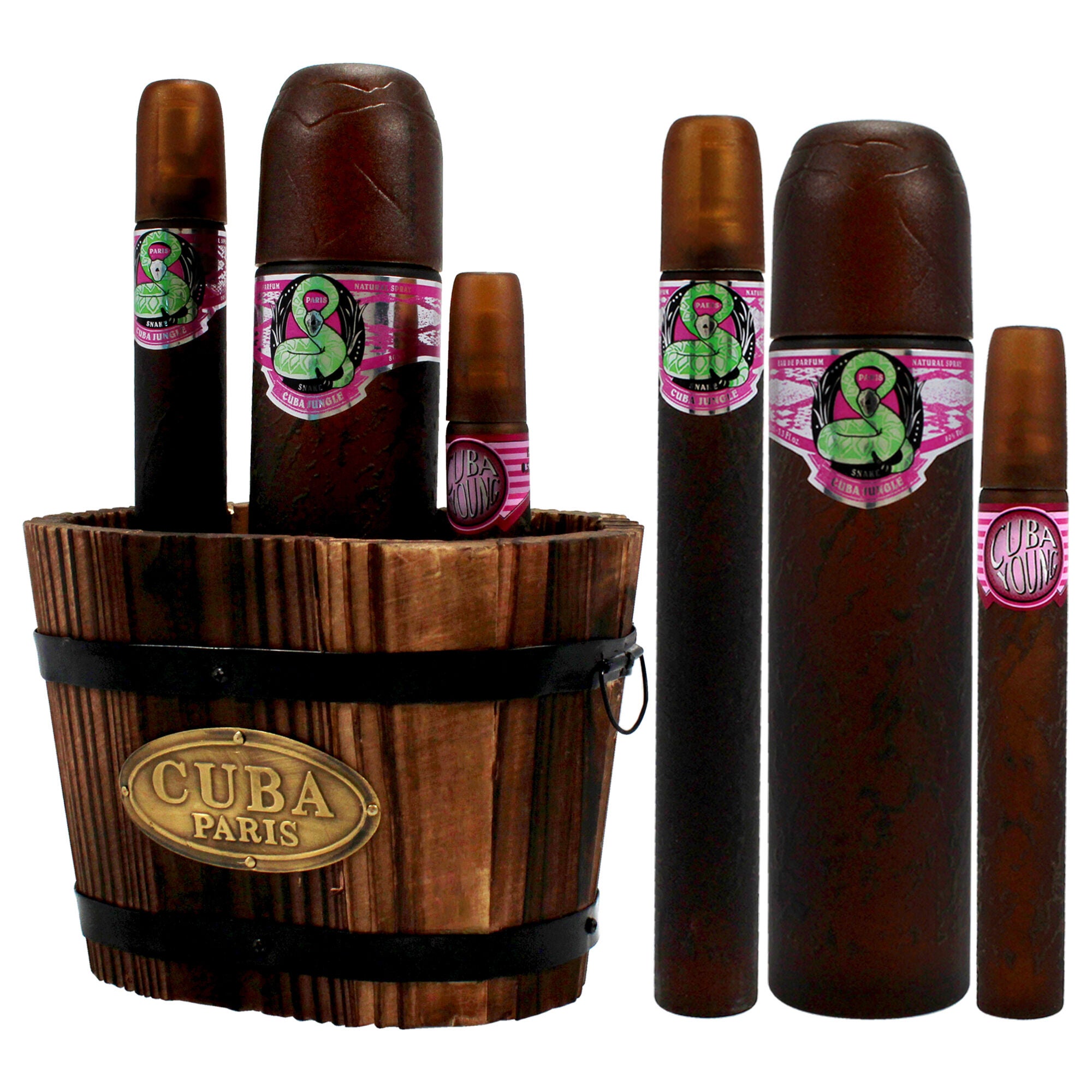 Cuba Jungle Snake by Cuba for Women - 3 Pc Gift Set 3.3oz EDP Spray, 1.17oz EDP Spray, 0.5oz EDP Spray, See Description, alternate image number 3