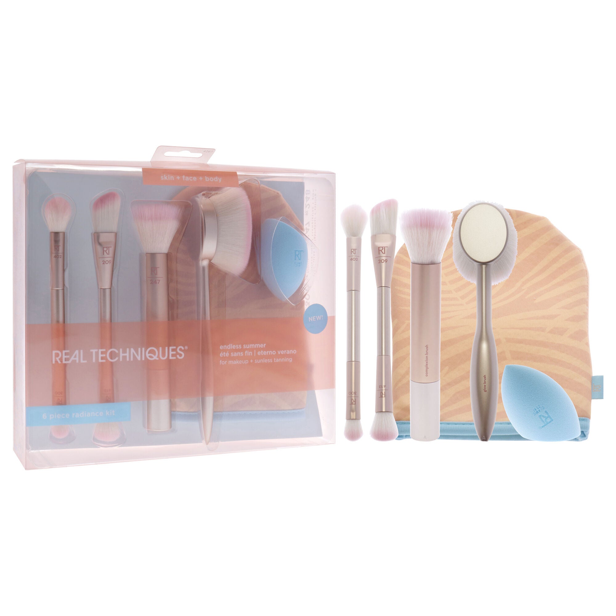 Endless Summer Makeup Brush Set by Real Techniques for Women - 8 Pc, See Description, alternate image number 2