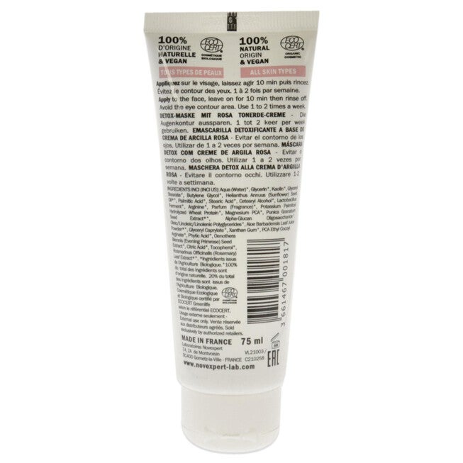 Detox Mask With Creamy Pink Clay by Novexpert for Unisex - 2.53 oz Mask, See Description, alternate image number 2