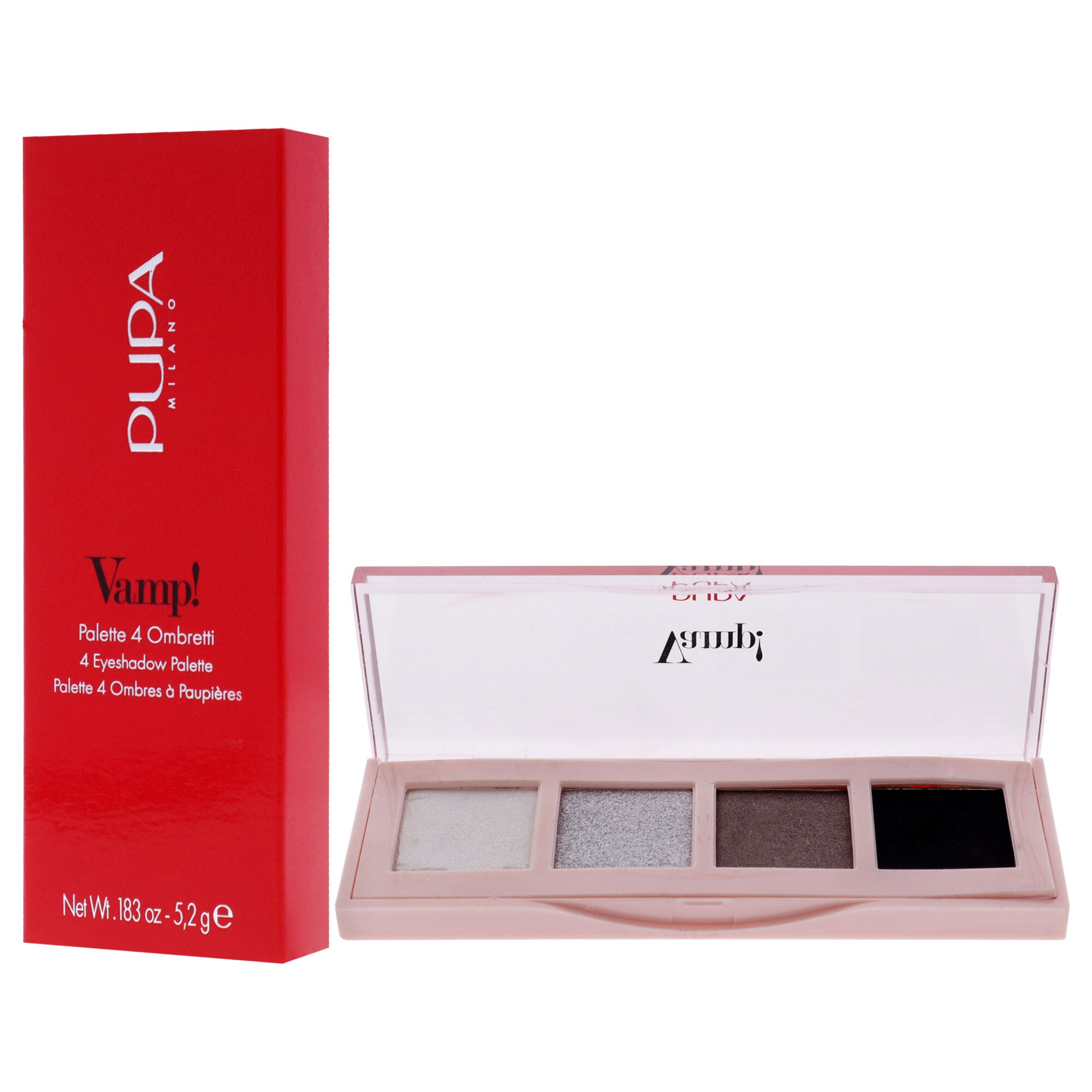 Vamp! 4 Eyeshadow Palette - 005 Intense Smoky by Pupa Milano for Women - 0.183 oz Eye Shadow, See Description, alternate image number 2